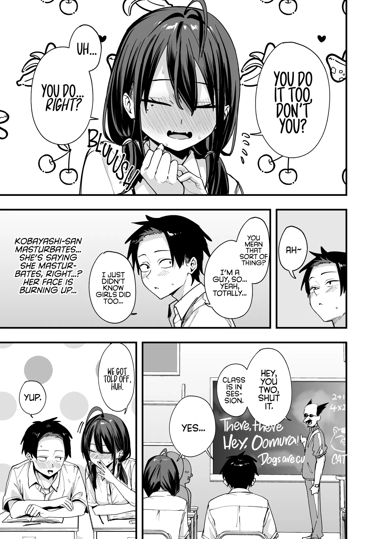 The Story About Masturbating Together With the Friend Who Sits Next to Me porn comic picture 13