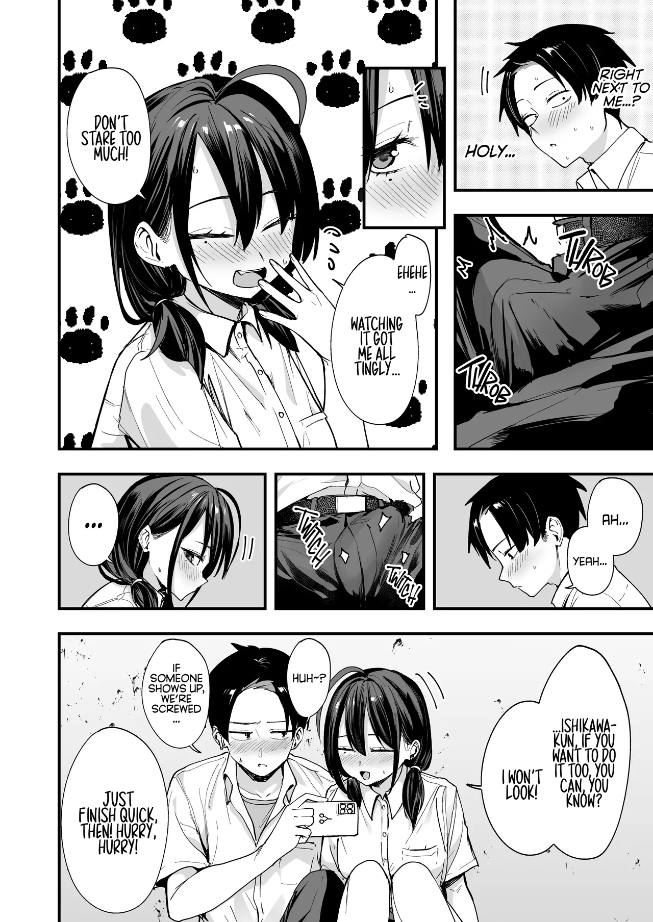 The Story About Masturbating Together With the Friend Who Sits Next to Me porn comic picture 18