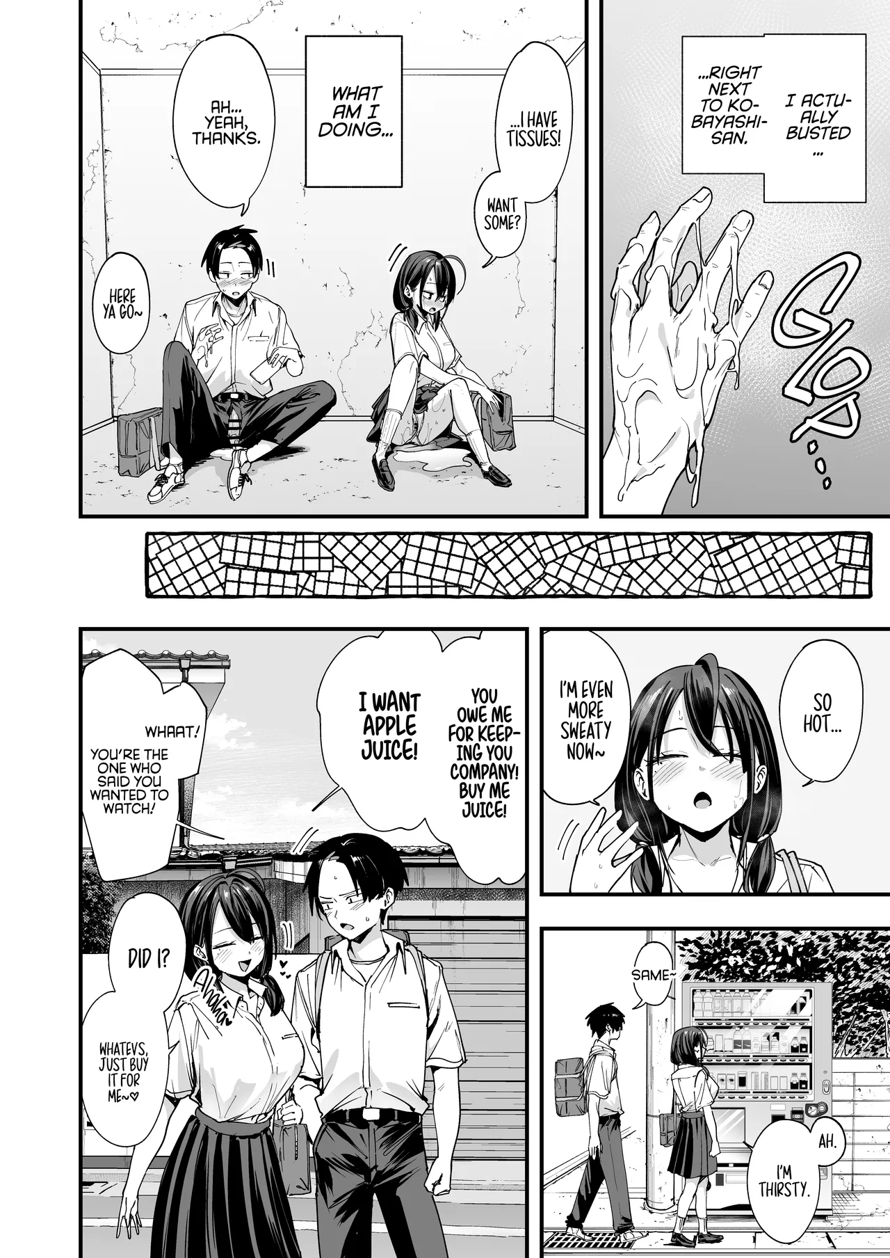 The Story About Masturbating Together With the Friend Who Sits Next to Me porn comic picture 24