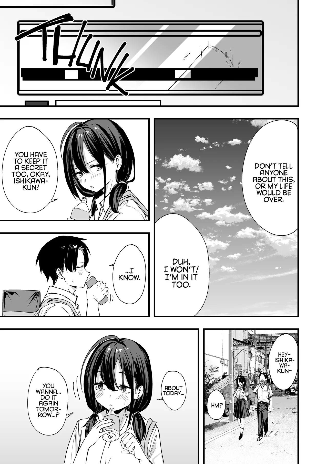 The Story About Masturbating Together With the Friend Who Sits Next to Me porn comic picture 25