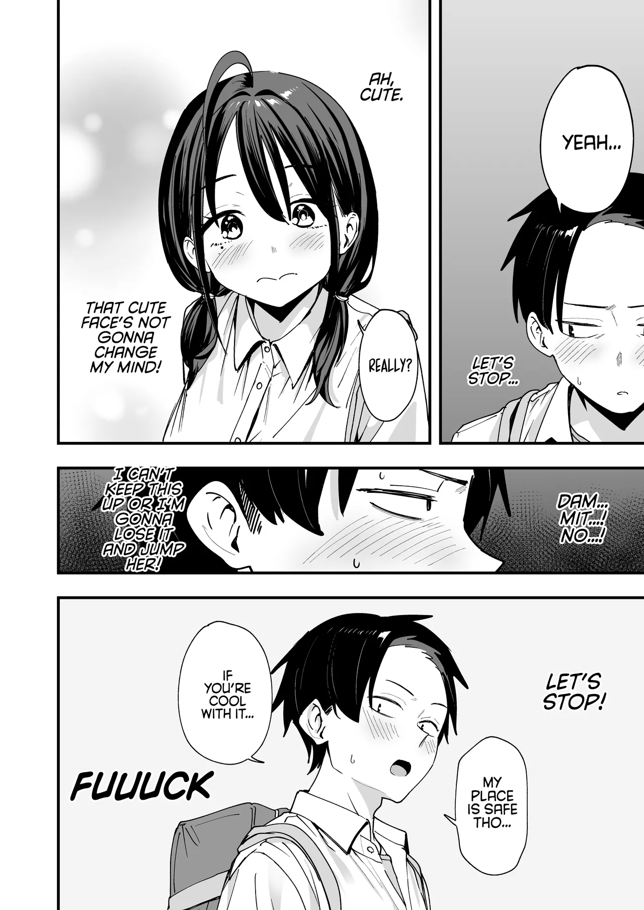 The Story About Masturbating Together With the Friend Who Sits Next to Me porn comic picture 36