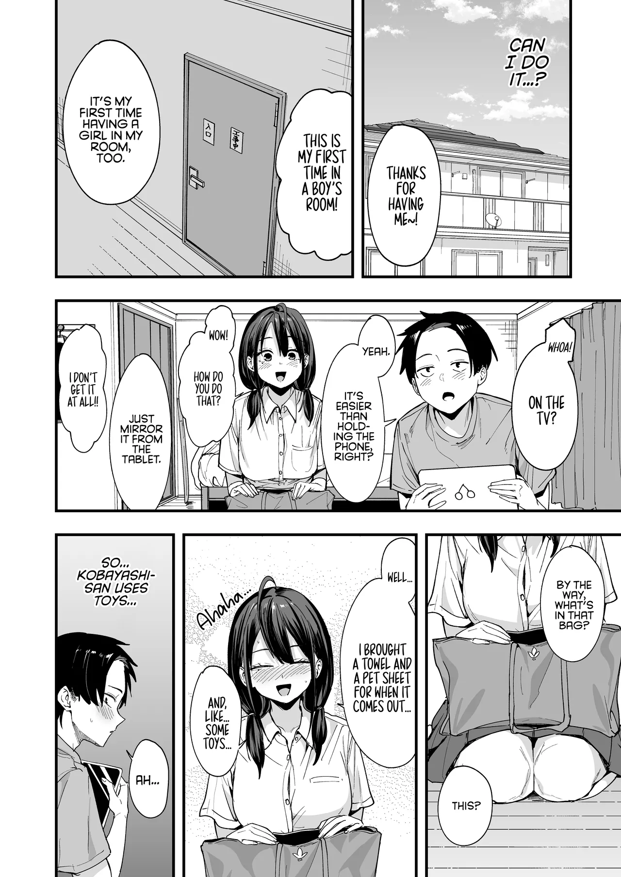 The Story About Masturbating Together With the Friend Who Sits Next to Me porn comic picture 38