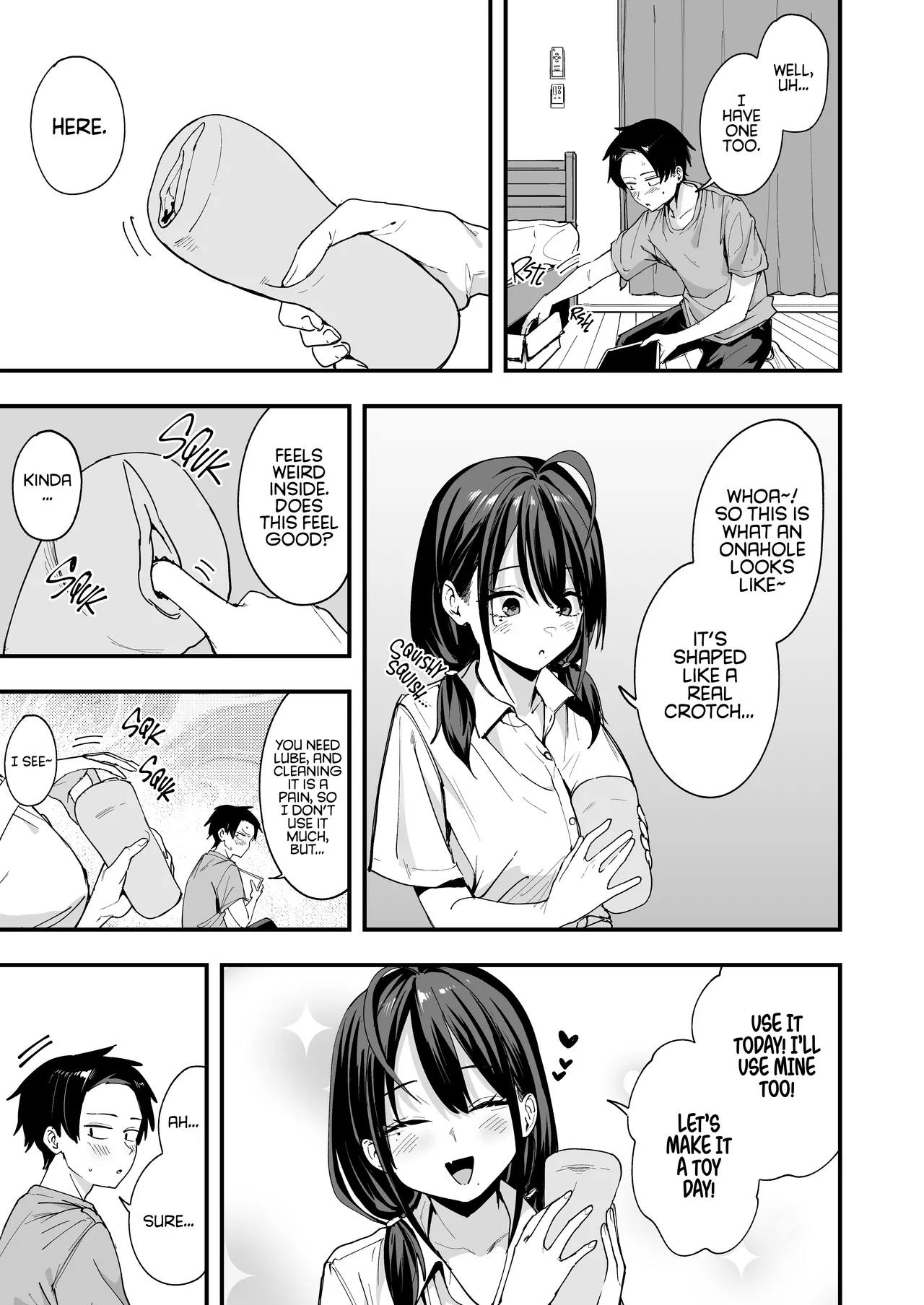 The Story About Masturbating Together With the Friend Who Sits Next to Me porn comic picture 39