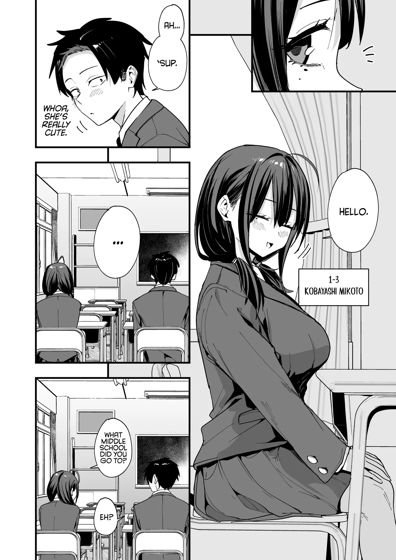 The Story About Masturbating Together With the Friend Who Sits Next to Me porn comic picture 4