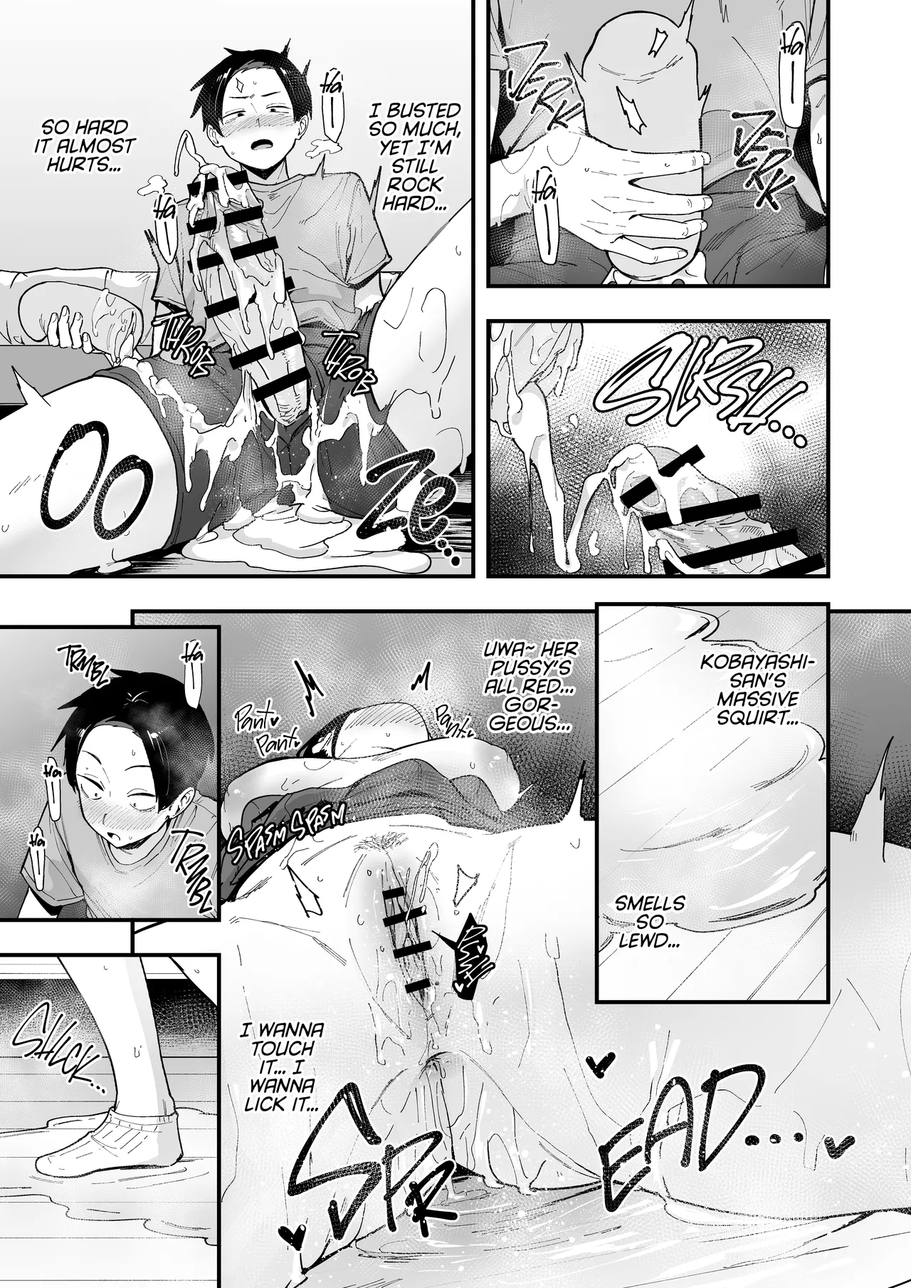 The Story About Masturbating Together With the Friend Who Sits Next to Me porn comic picture 47