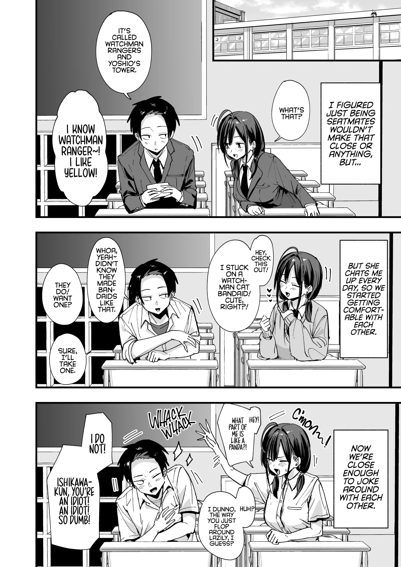 The Story About Masturbating Together With the Friend Who Sits Next to Me porn comic picture 6