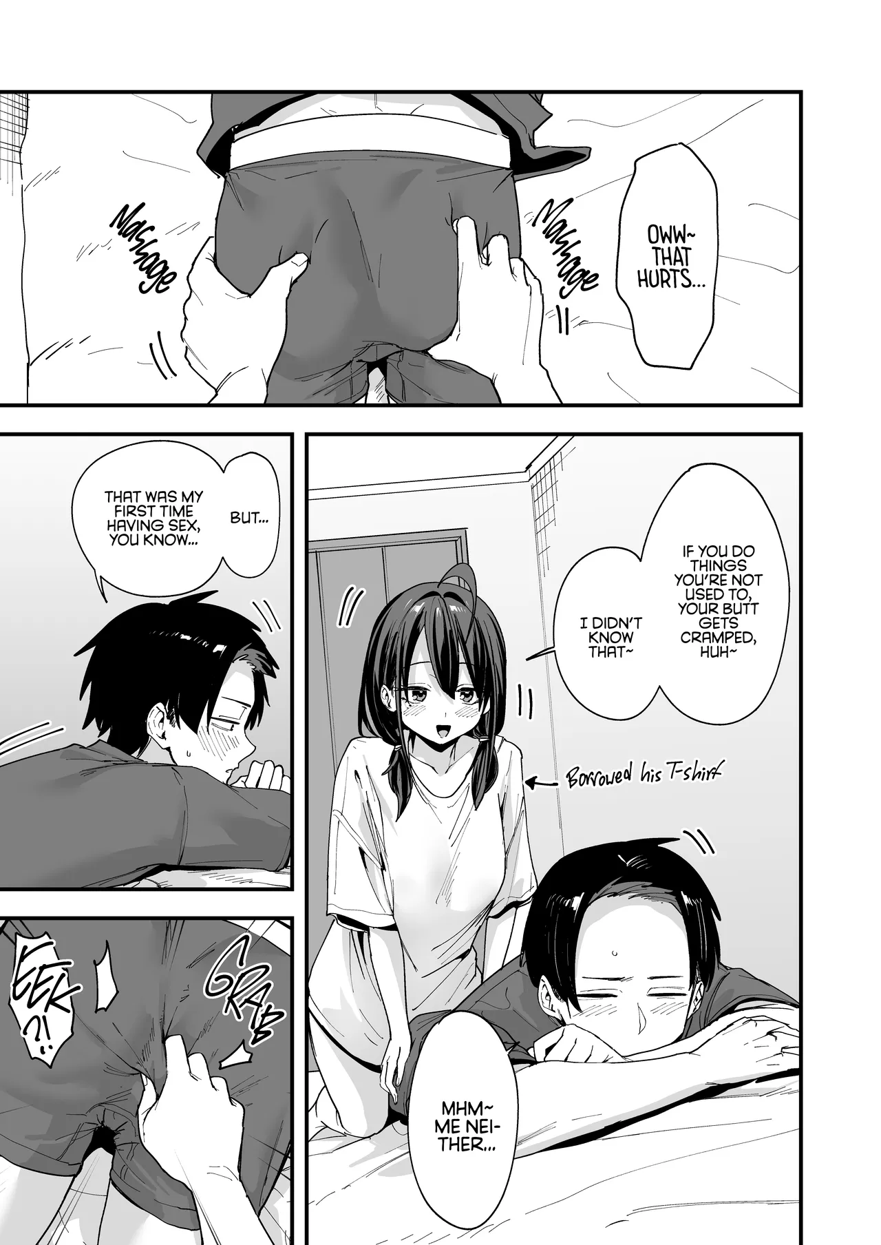 The Story About Masturbating Together With the Friend Who Sits Next to Me porn comic picture 75