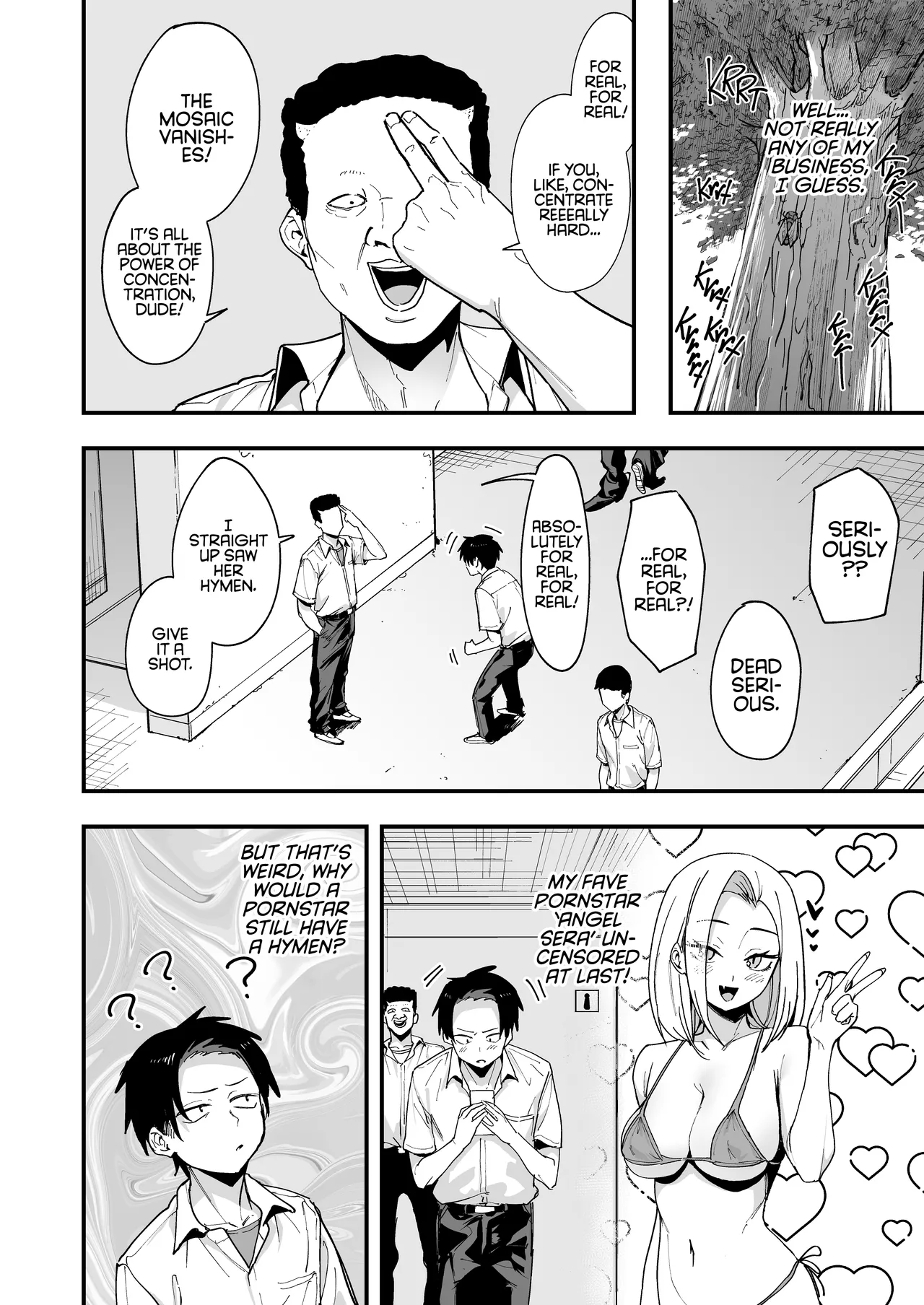 The Story About Masturbating Together With the Friend Who Sits Next to Me porn comic picture 8