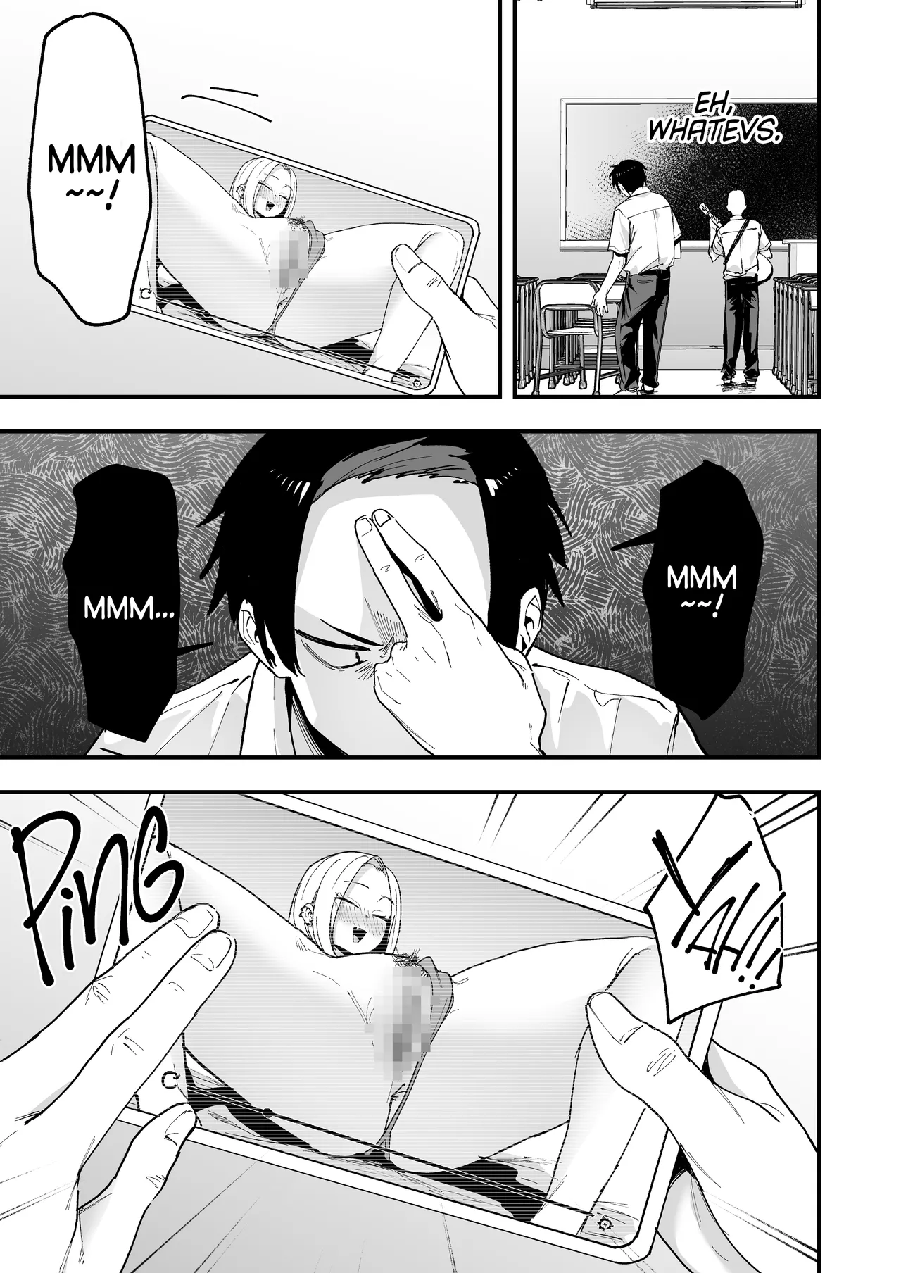 The Story About Masturbating Together With the Friend Who Sits Next to Me porn comic picture 9