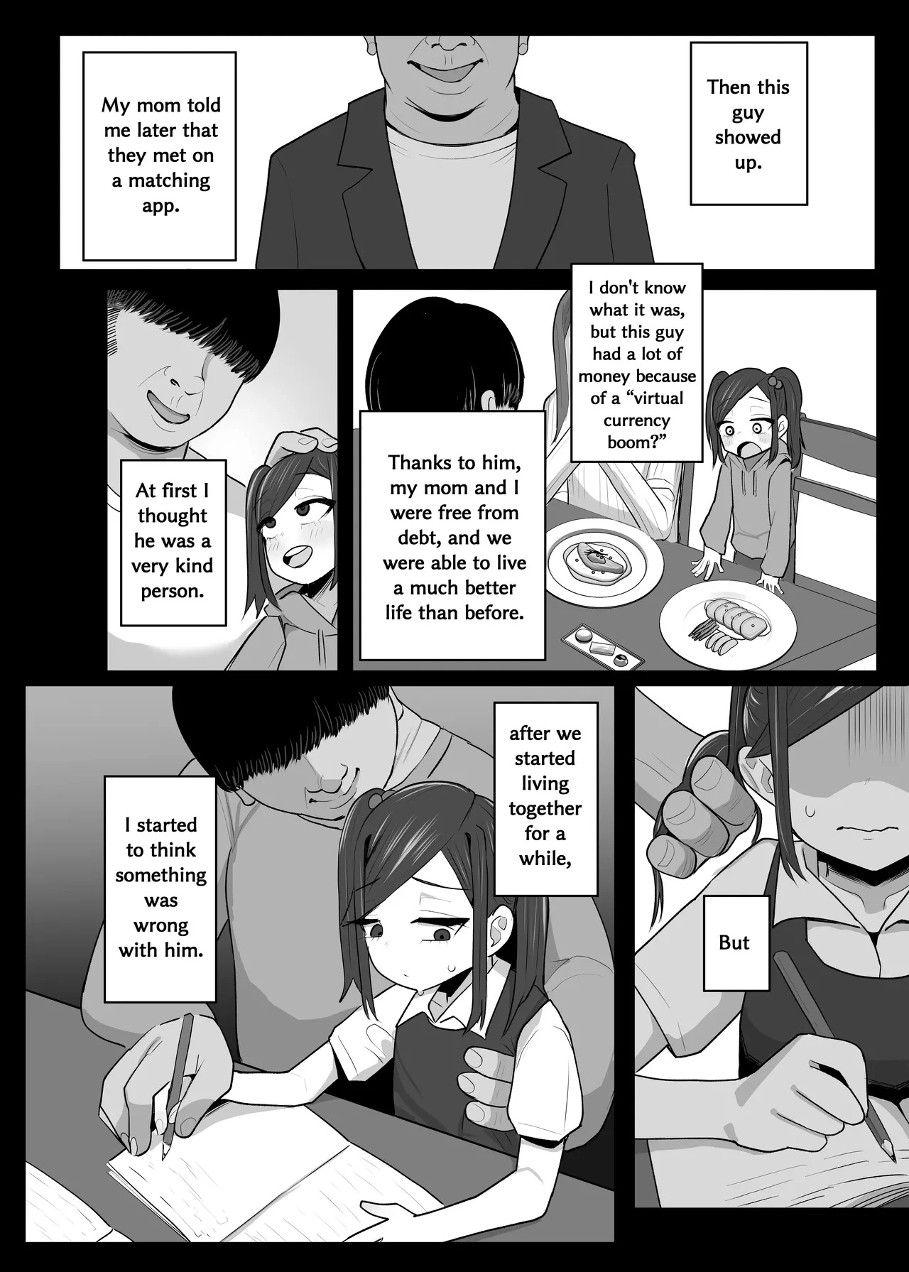 The Story of an Adoptive Father Who Treats His Stepdaughter as a Cumdump porn comic picture 5