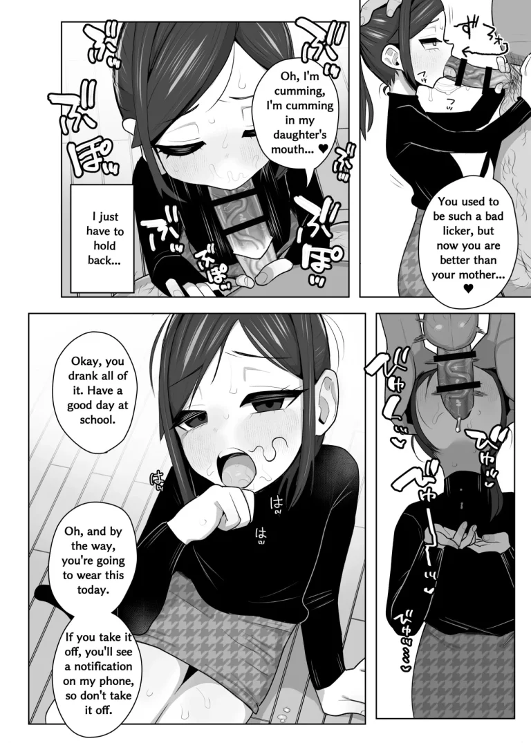 The Story of an Adoptive Father Who Treats His Stepdaughter as a Cumdump porn comic picture 9