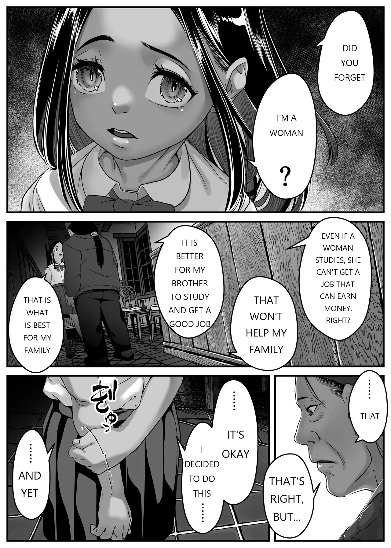 The Story of How I Rented Out the Pussy of a Poor Migrant Worker Girl in a Remote Asian Town porn comic picture 73