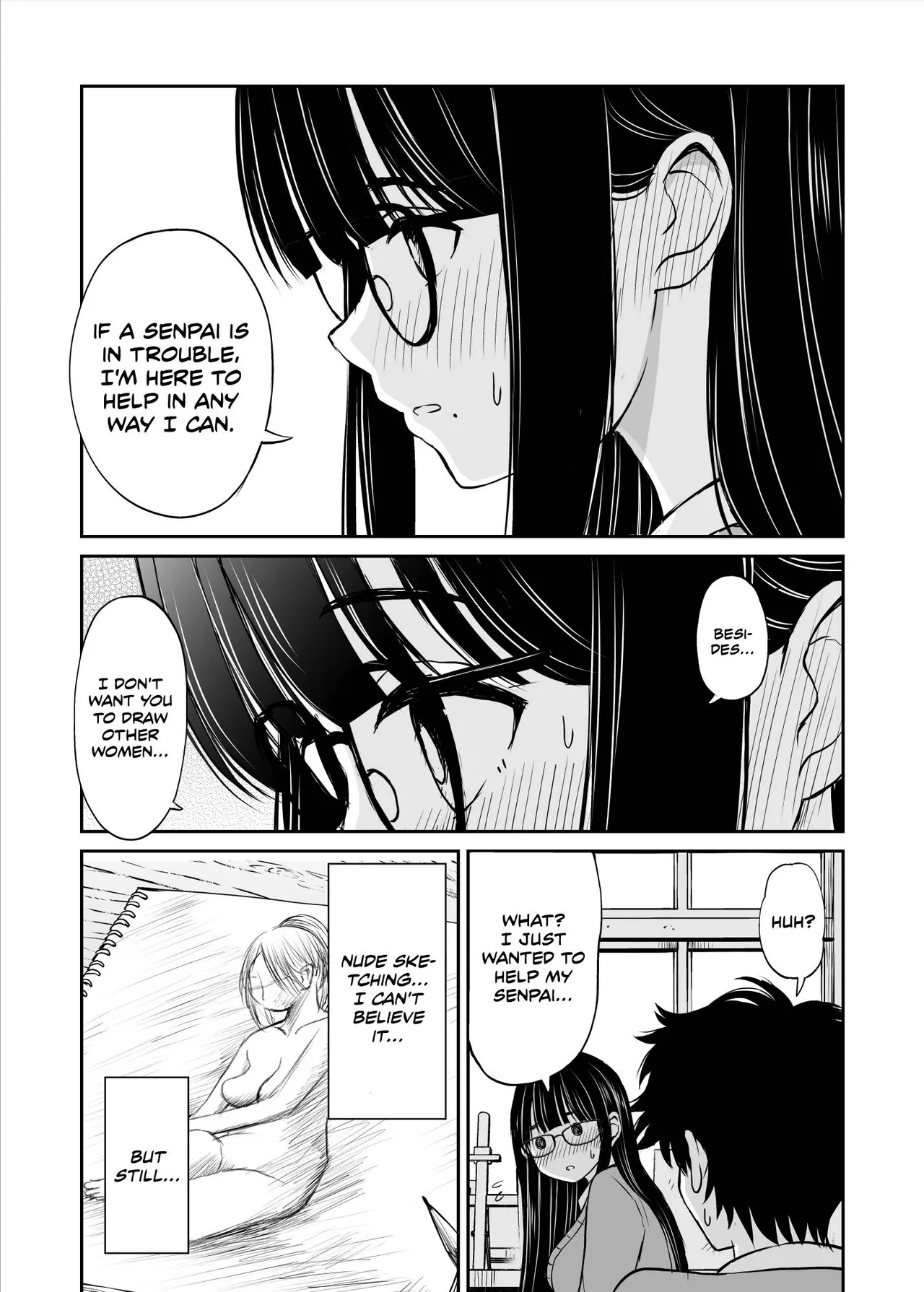 The story of how my big-breasted underclassman from the art club became a nude model, and it was so erotic that my artistic sense exploded. porn comic picture 12