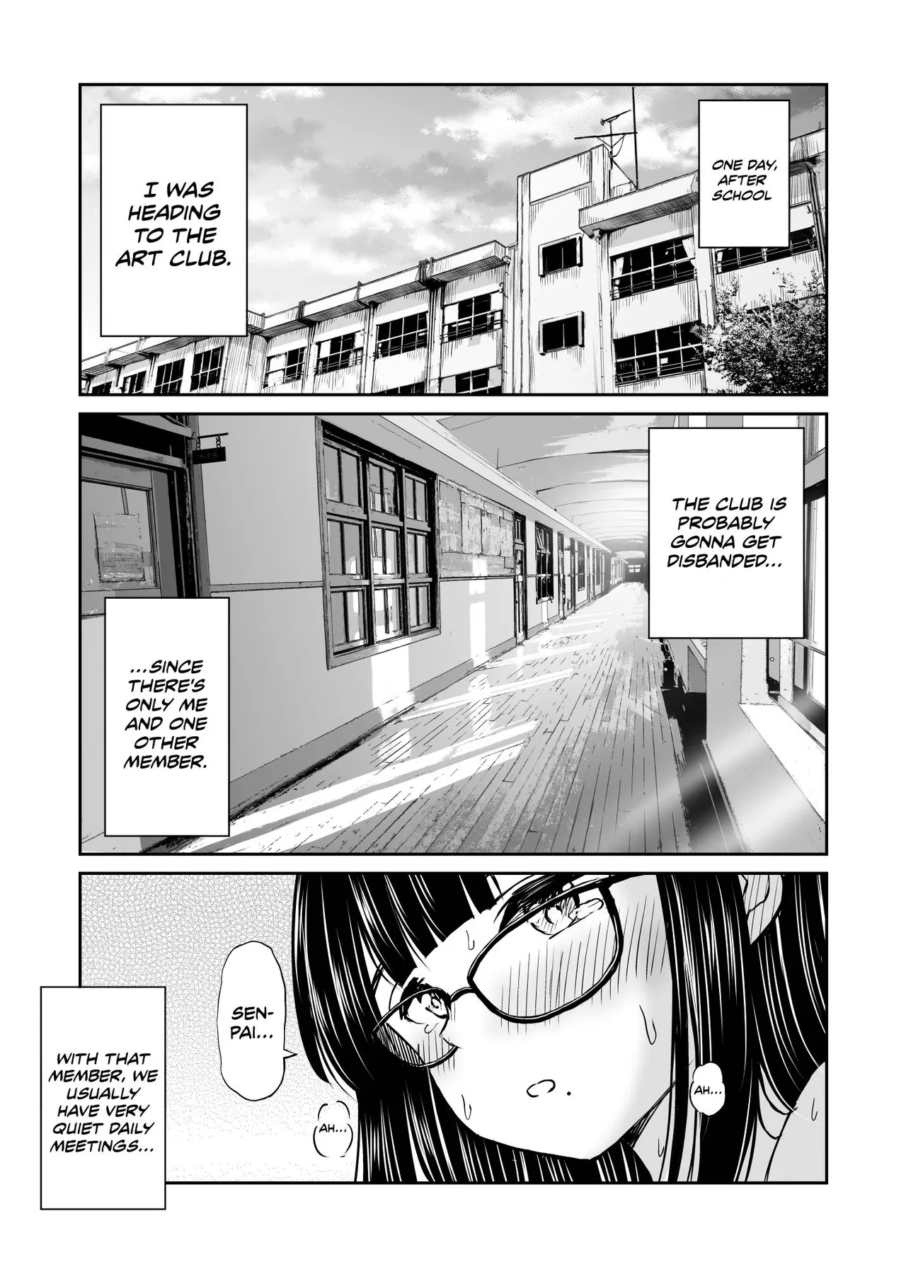 The story of how my big-breasted underclassman from the art club became a nude model, and it was so erotic that my artistic sense exploded. porn comic picture 2