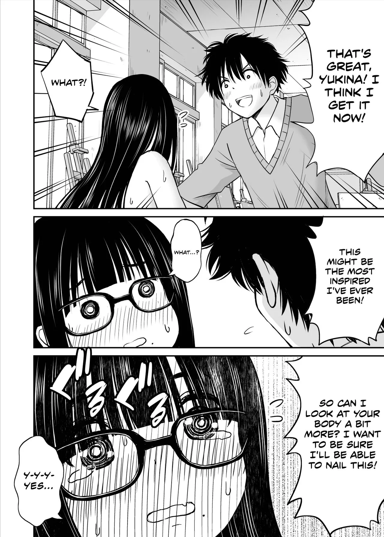The story of how my big-breasted underclassman from the art club became a nude model, and it was so erotic that my artistic sense exploded. porn comic picture 25
