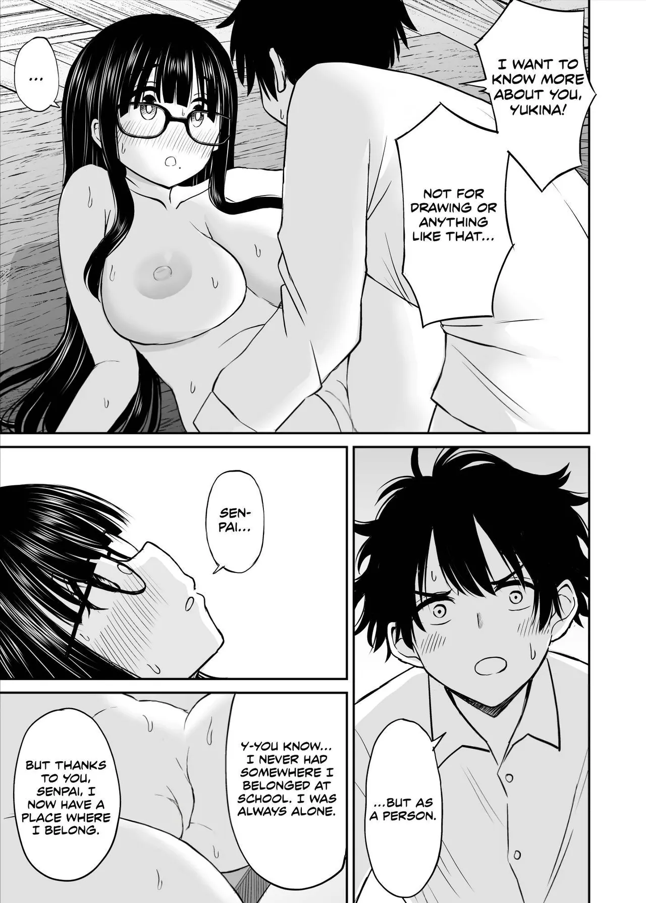 The story of how my big-breasted underclassman from the art club became a nude model, and it was so erotic that my artistic sense exploded. porn comic picture 40