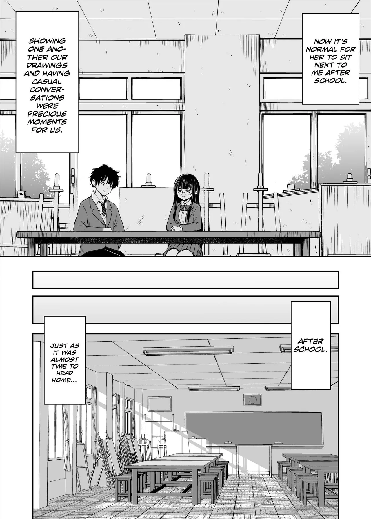 The story of how my big-breasted underclassman from the art club became a nude model, and it was so erotic that my artistic sense exploded. porn comic picture 8