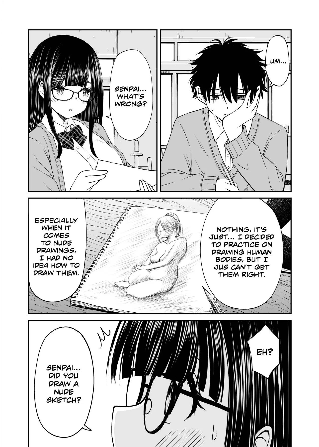The story of how my big-breasted underclassman from the art club became a nude model, and it was so erotic that my artistic sense exploded. porn comic picture 9