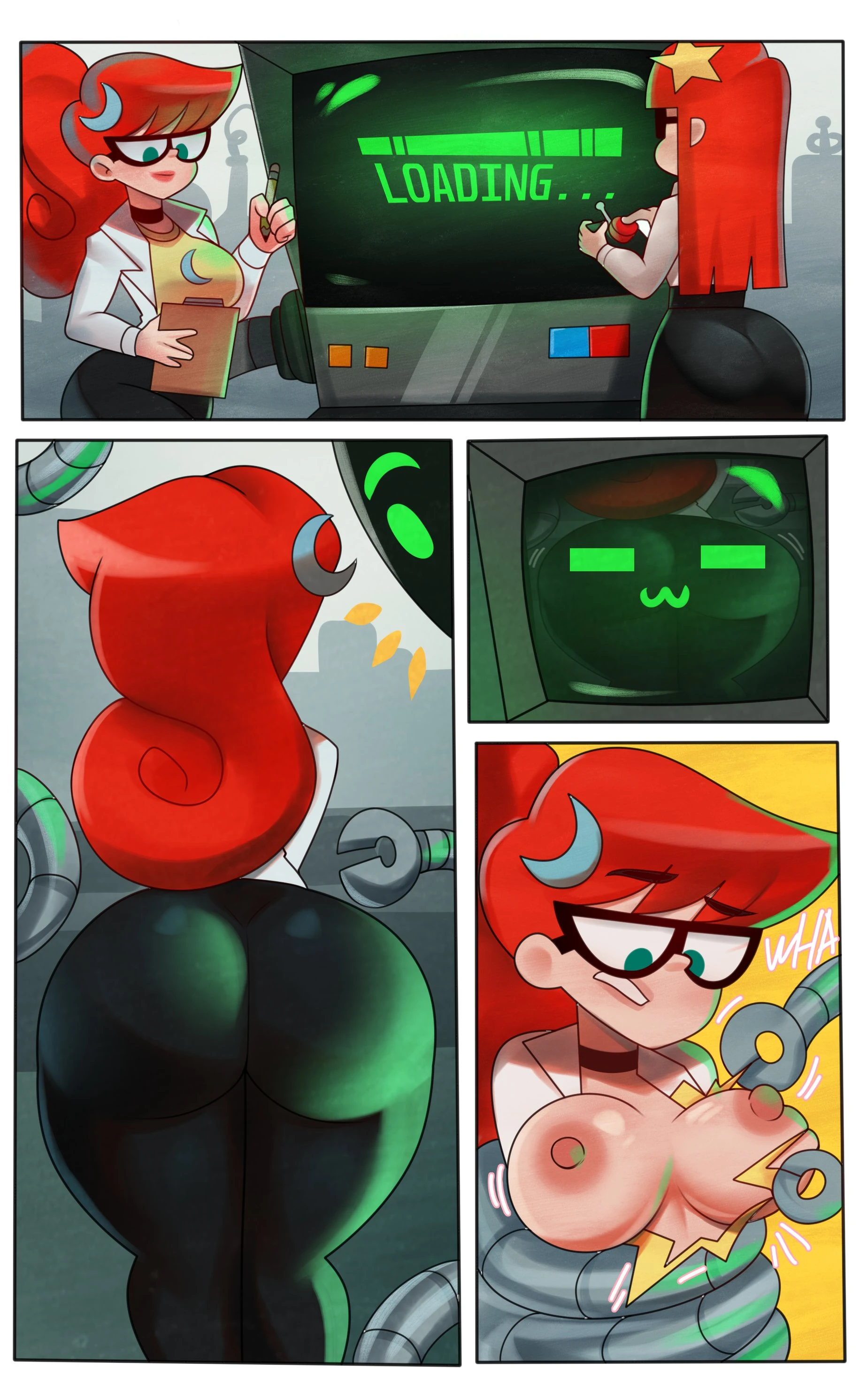 The Test Twins porn comic picture 2