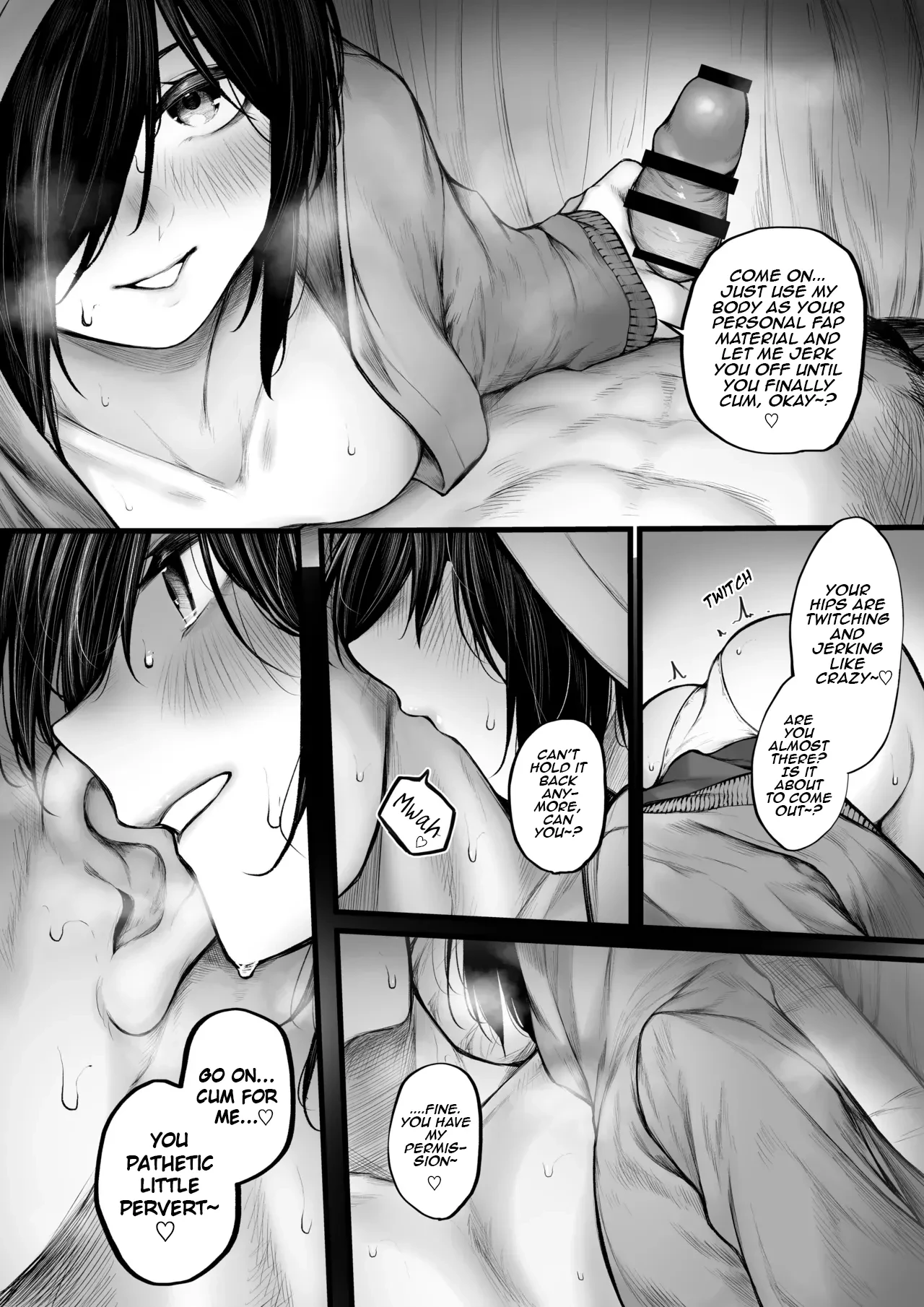 The Time a Tomboy Jerked Me Off - ボクっ娘が抜いてくれる話 porn comic picture 7