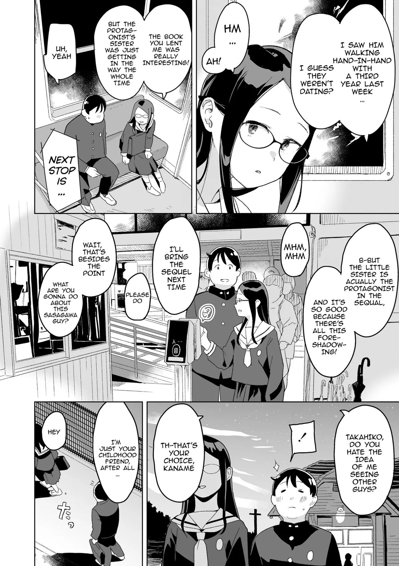The Two on Their Way Home porn comic picture 2