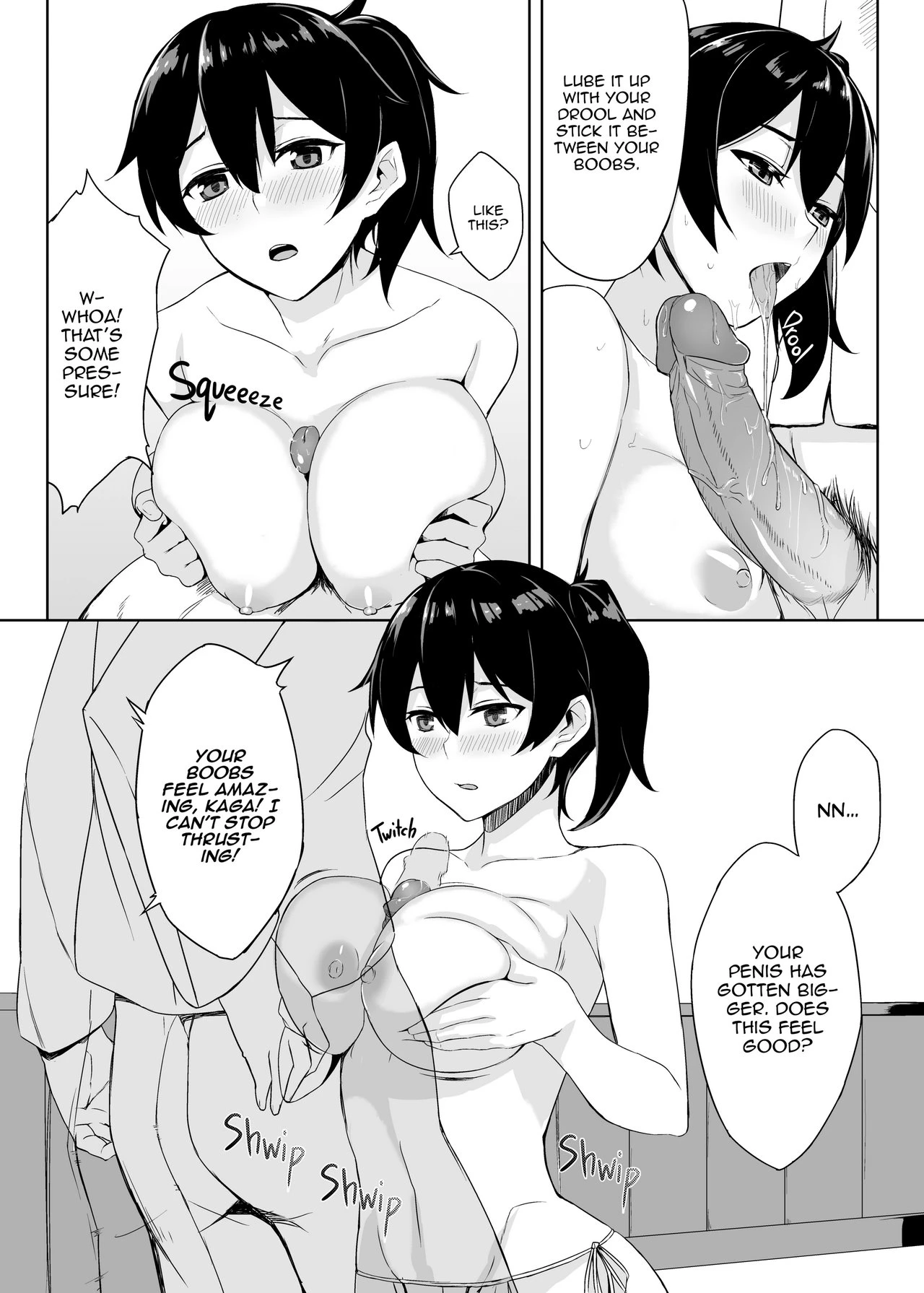 The Worries of Secretary Ship Kaga porn comic picture 12
