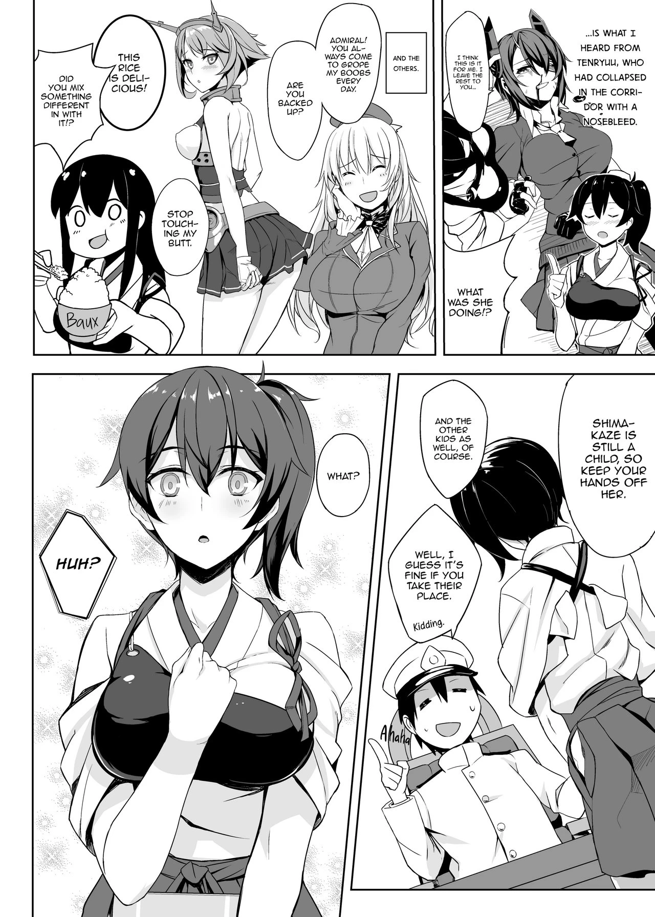 The Worries of Secretary Ship Kaga porn comic picture 8