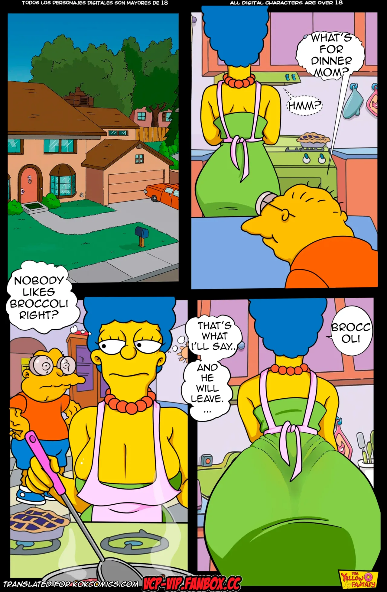 The Yellow Fantasy 18 - Hans Moleman Show porn comic picture 2
