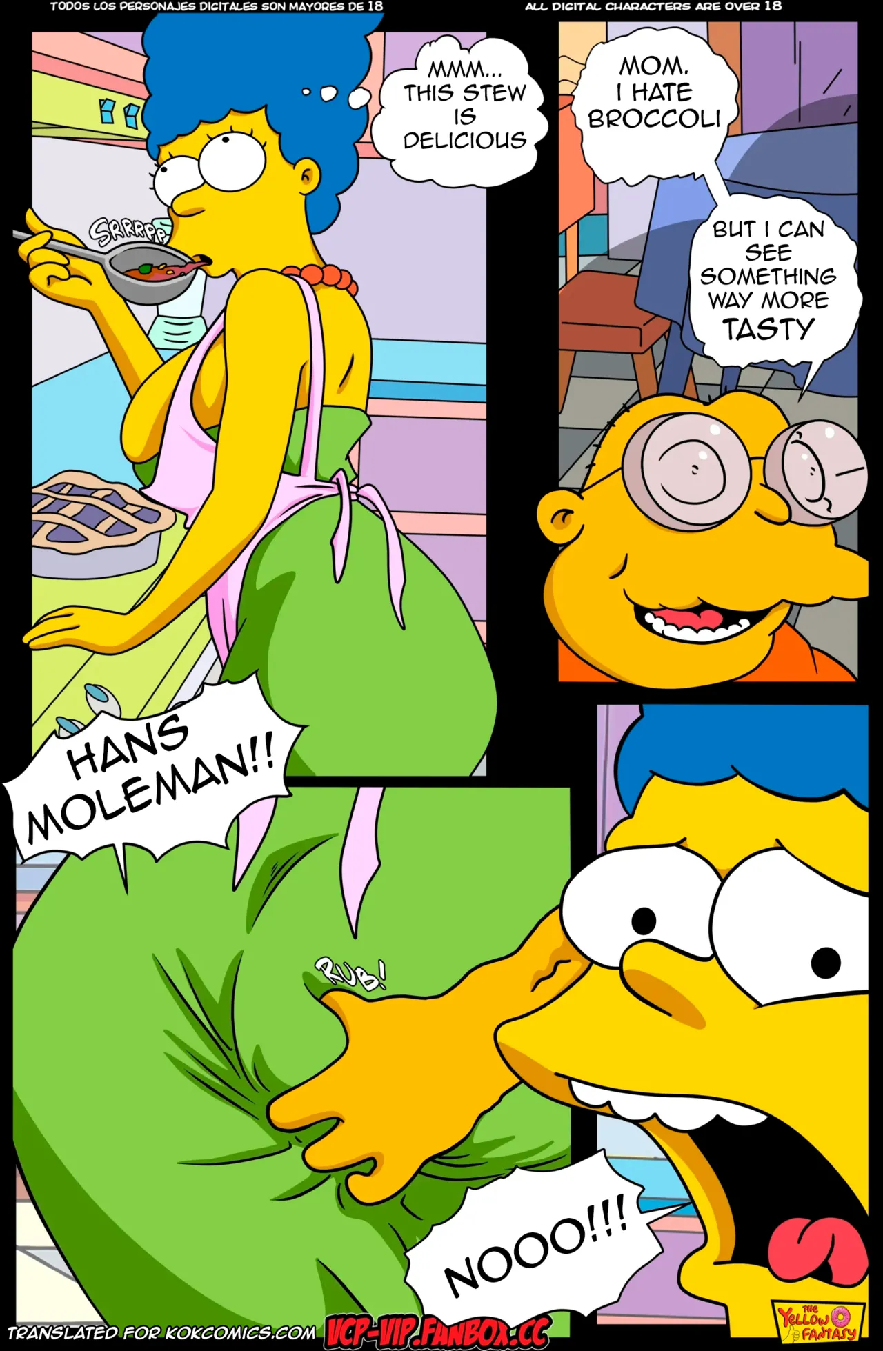 The Yellow Fantasy 18 - Hans Moleman Show porn comic picture 3