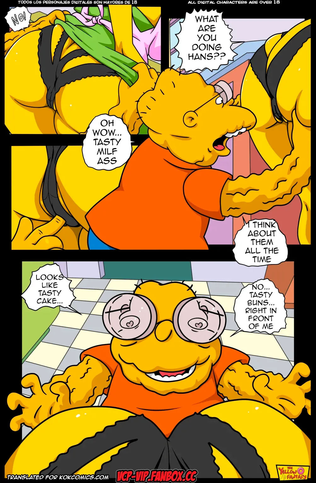 The Yellow Fantasy 18 - Hans Moleman Show porn comic picture 4