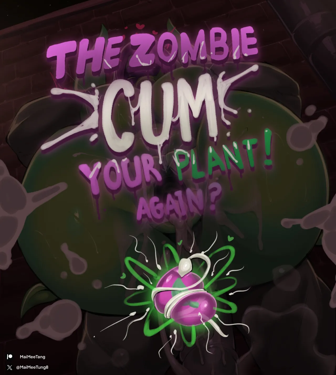 The Zombie Cum You Plant! porn comic picture 10