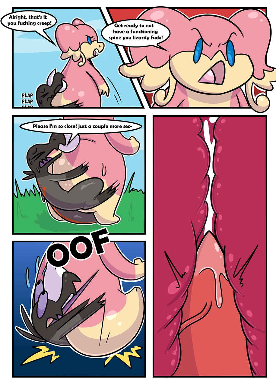 This Salandit is a Rapist, and I FUCKING Hate Him porn comic picture 7