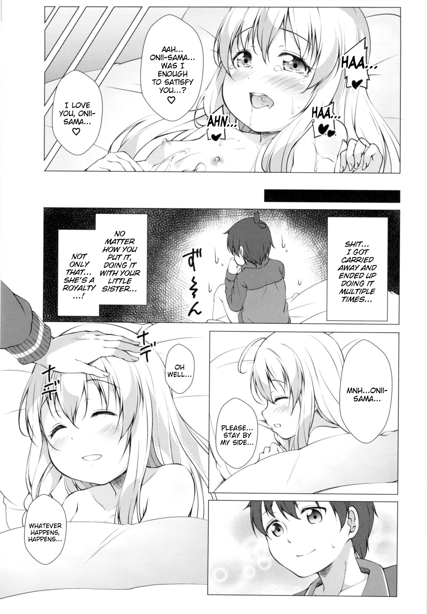 This Wonderful Princess Loves Her Big Brother a Lot!! porn comic picture 18