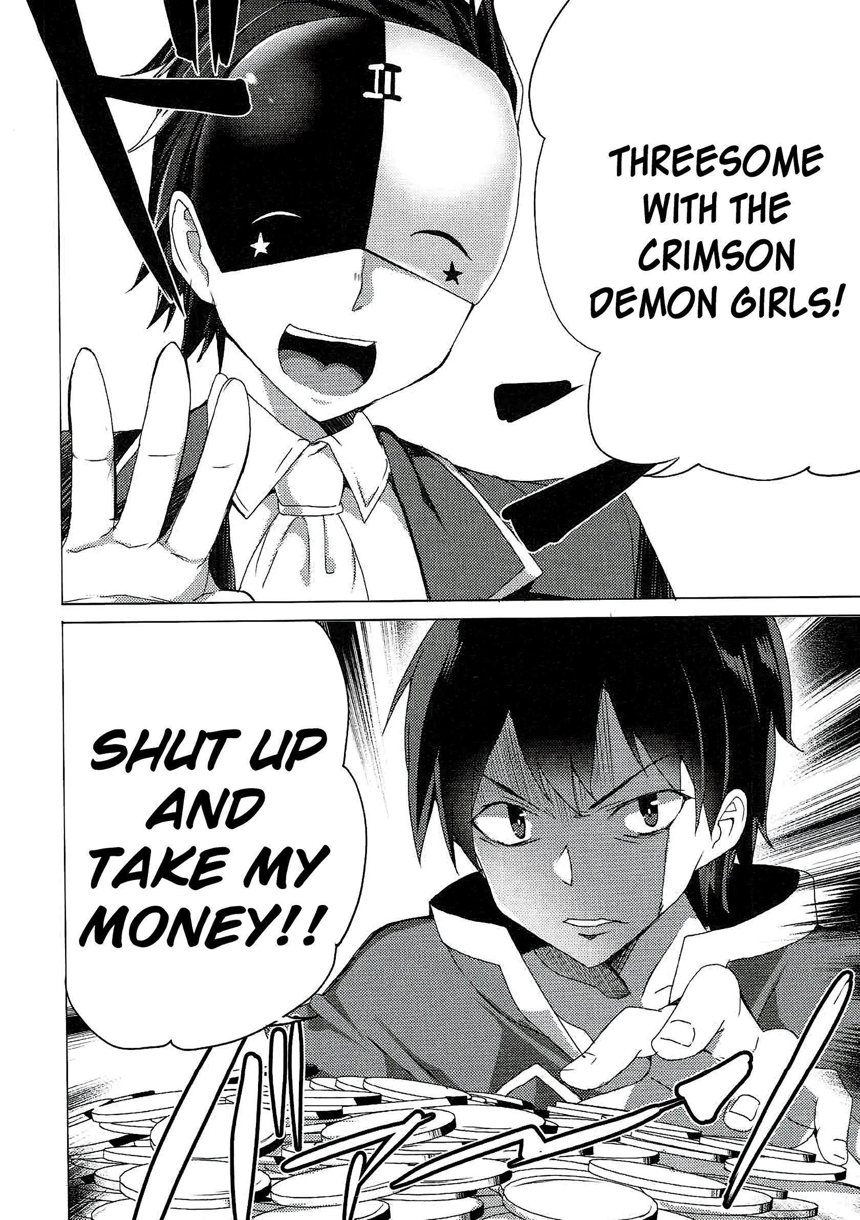 Threesome with These Wonderful Crimson Demon Girls! porn comic picture 13
