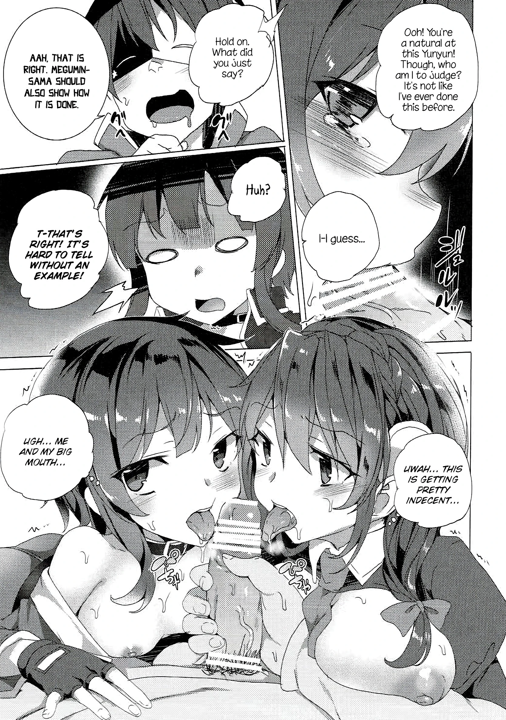 Threesome with These Wonderful Crimson Demon Girls! porn comic picture 24