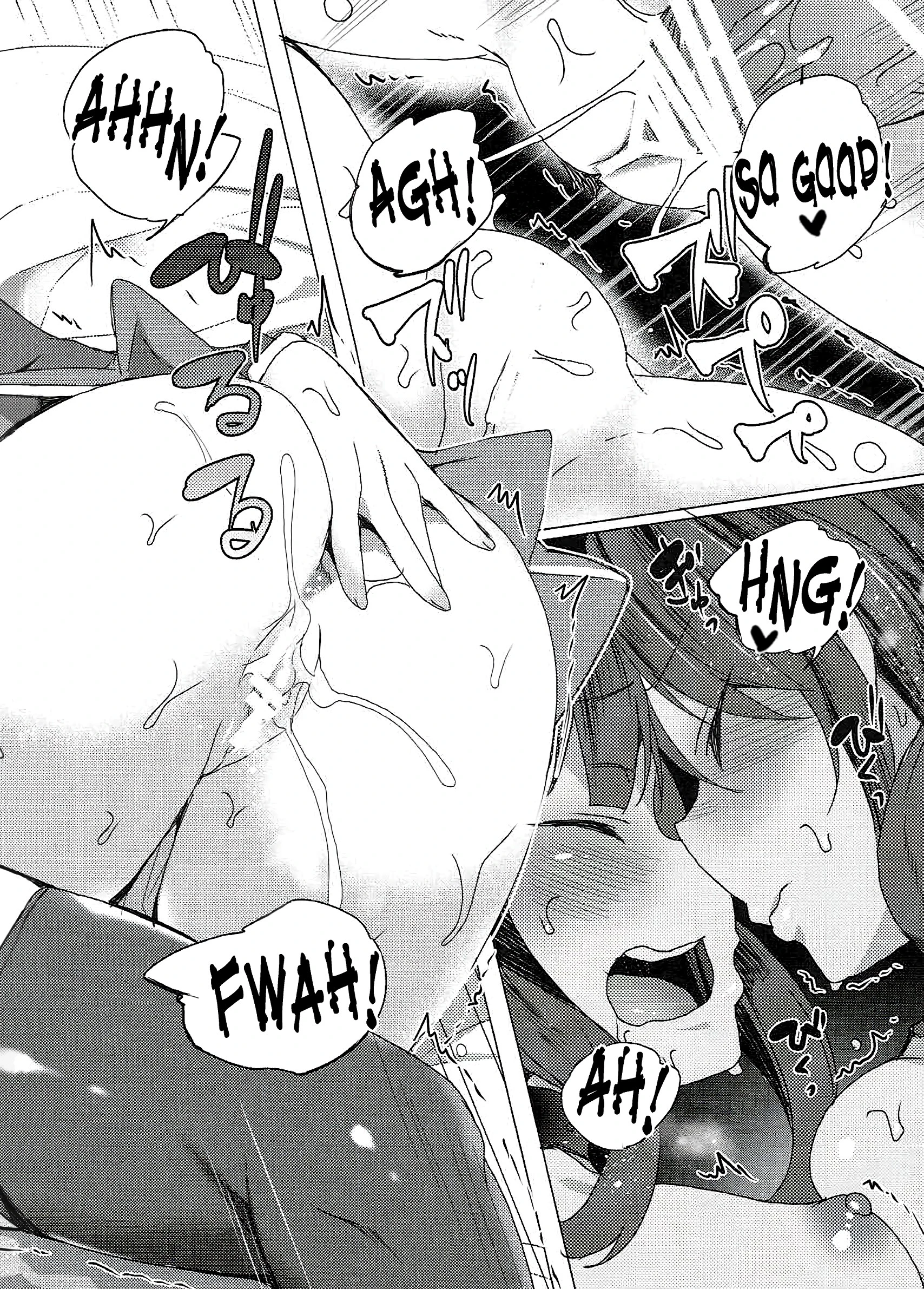 Threesome with These Wonderful Crimson Demon Girls! porn comic picture 37