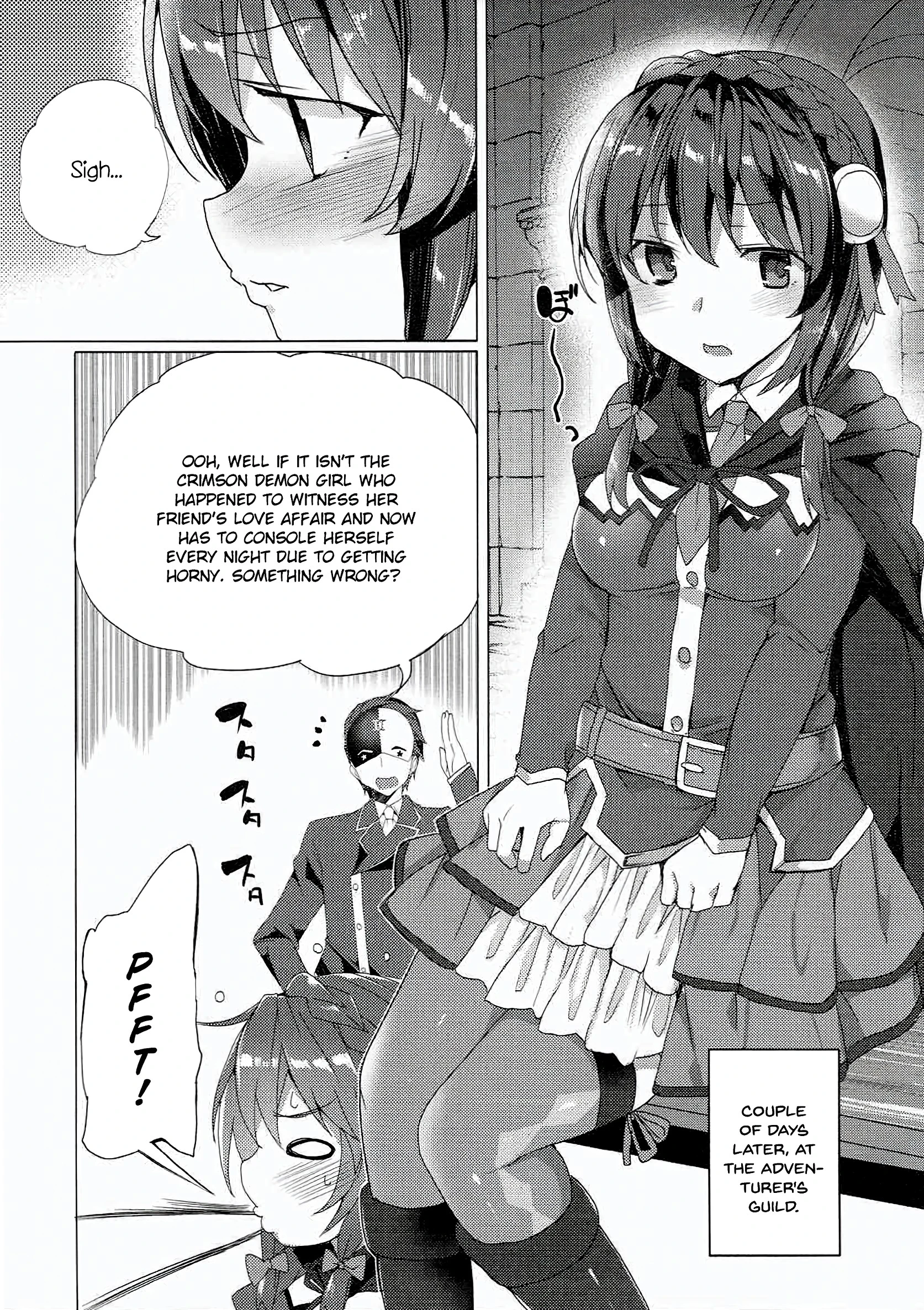 Threesome with These Wonderful Crimson Demon Girls! porn comic picture 4