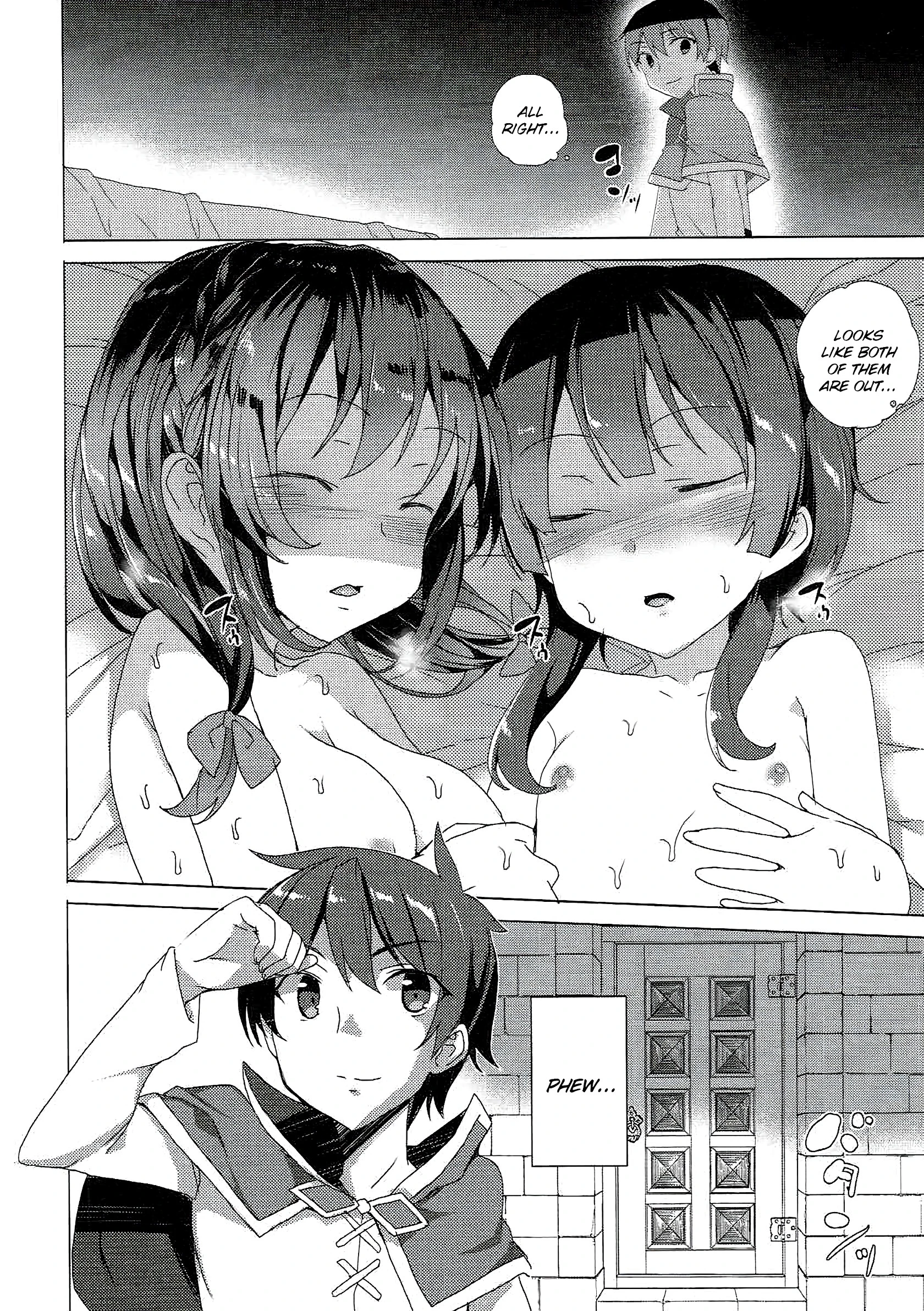 Threesome with These Wonderful Crimson Demon Girls! porn comic picture 40