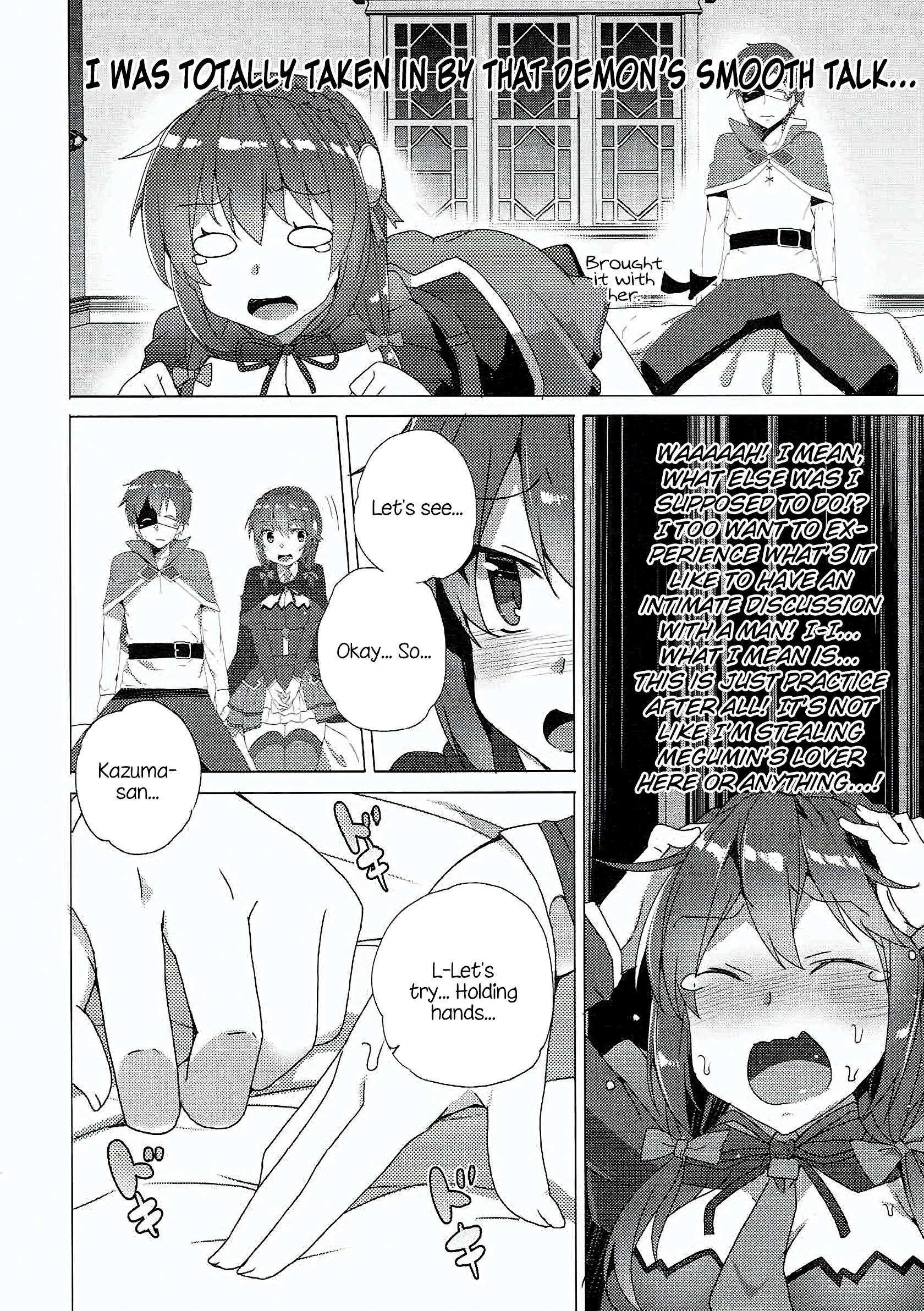 Threesome with These Wonderful Crimson Demon Girls! porn comic picture 7