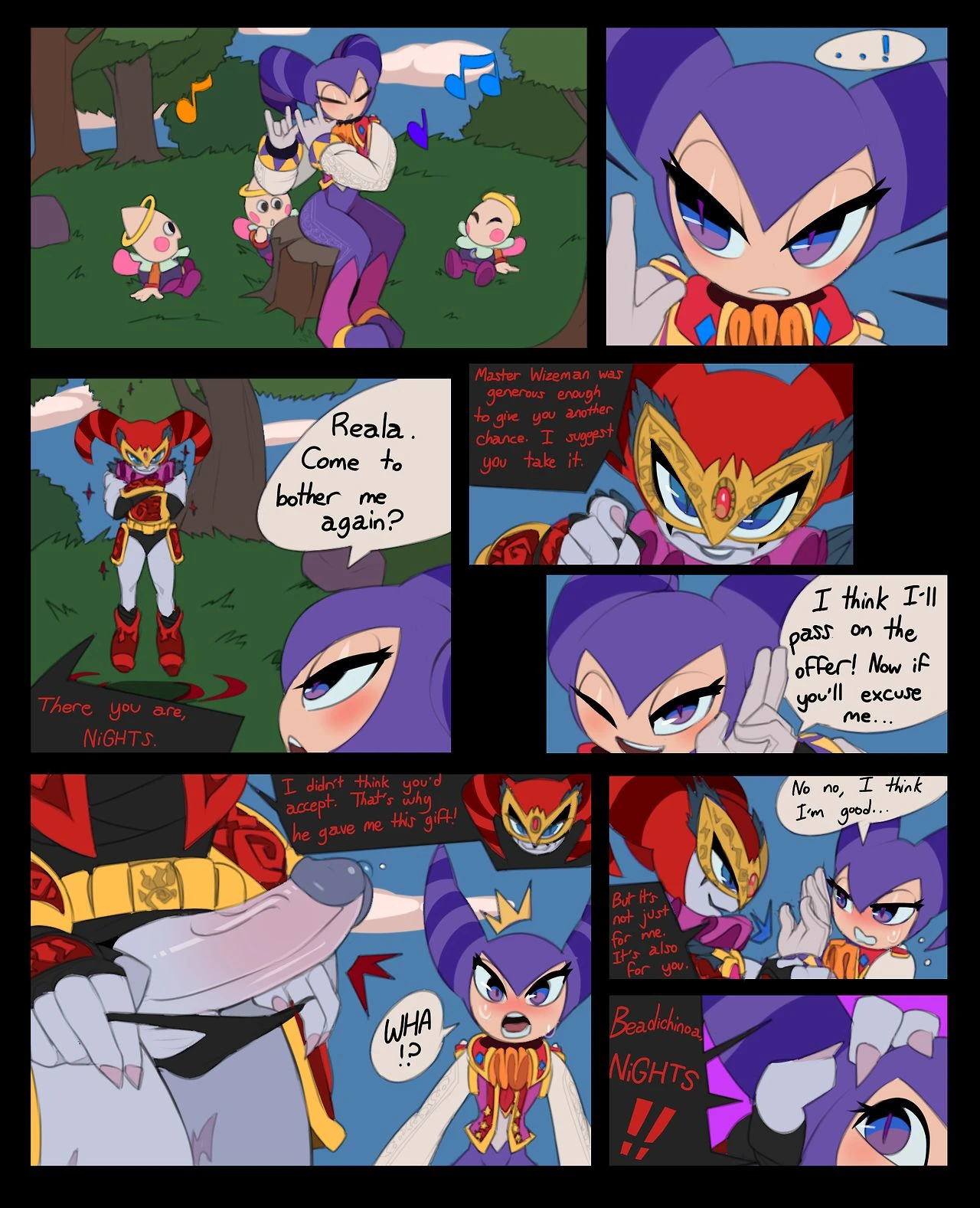 THROATS into Dreams porn comic picture 2