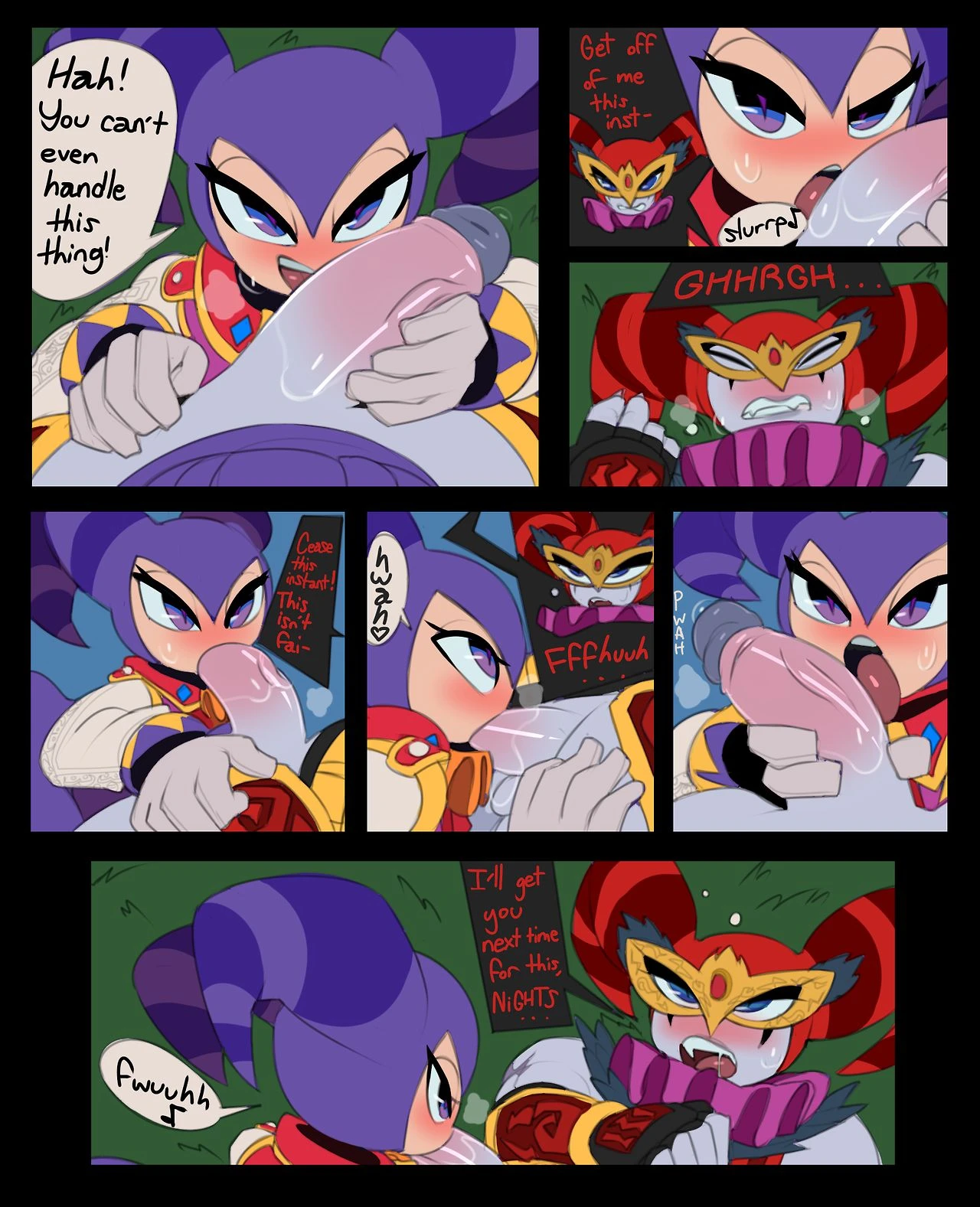 THROATS into Dreams porn comic picture 4