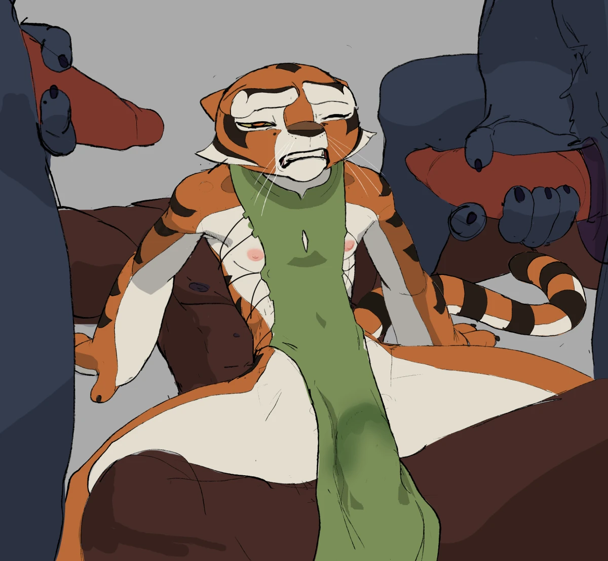 Tigress Deliveries porn comic picture 3