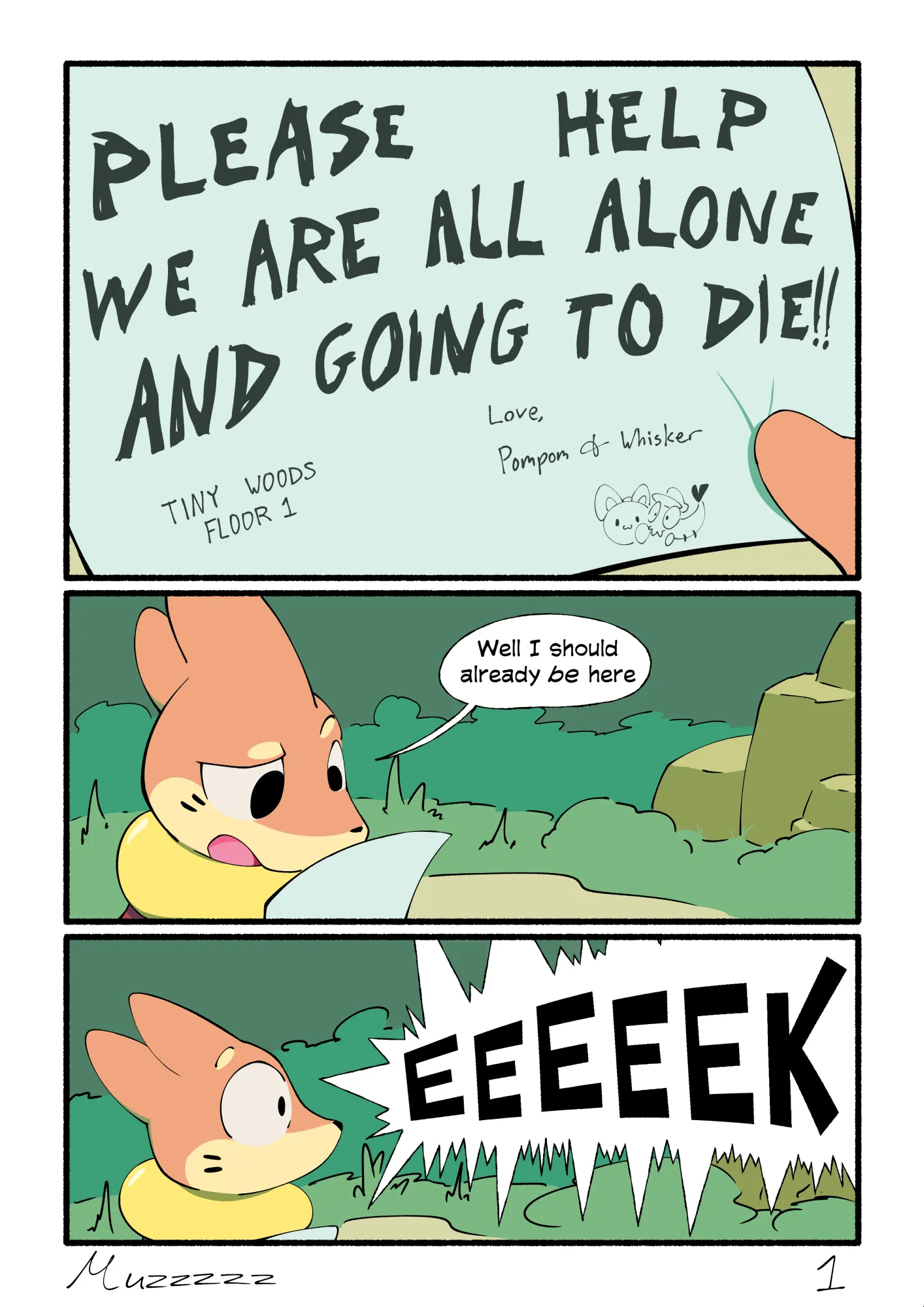 Tiny Woods porn comic picture 1