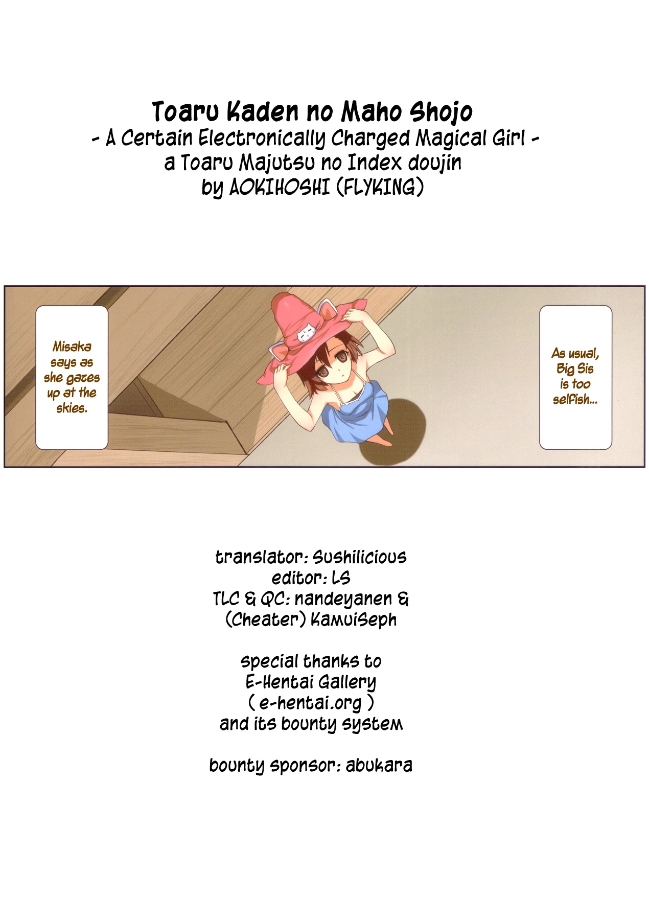 Toaru kaden no mahou shoujo porn comic picture 21
