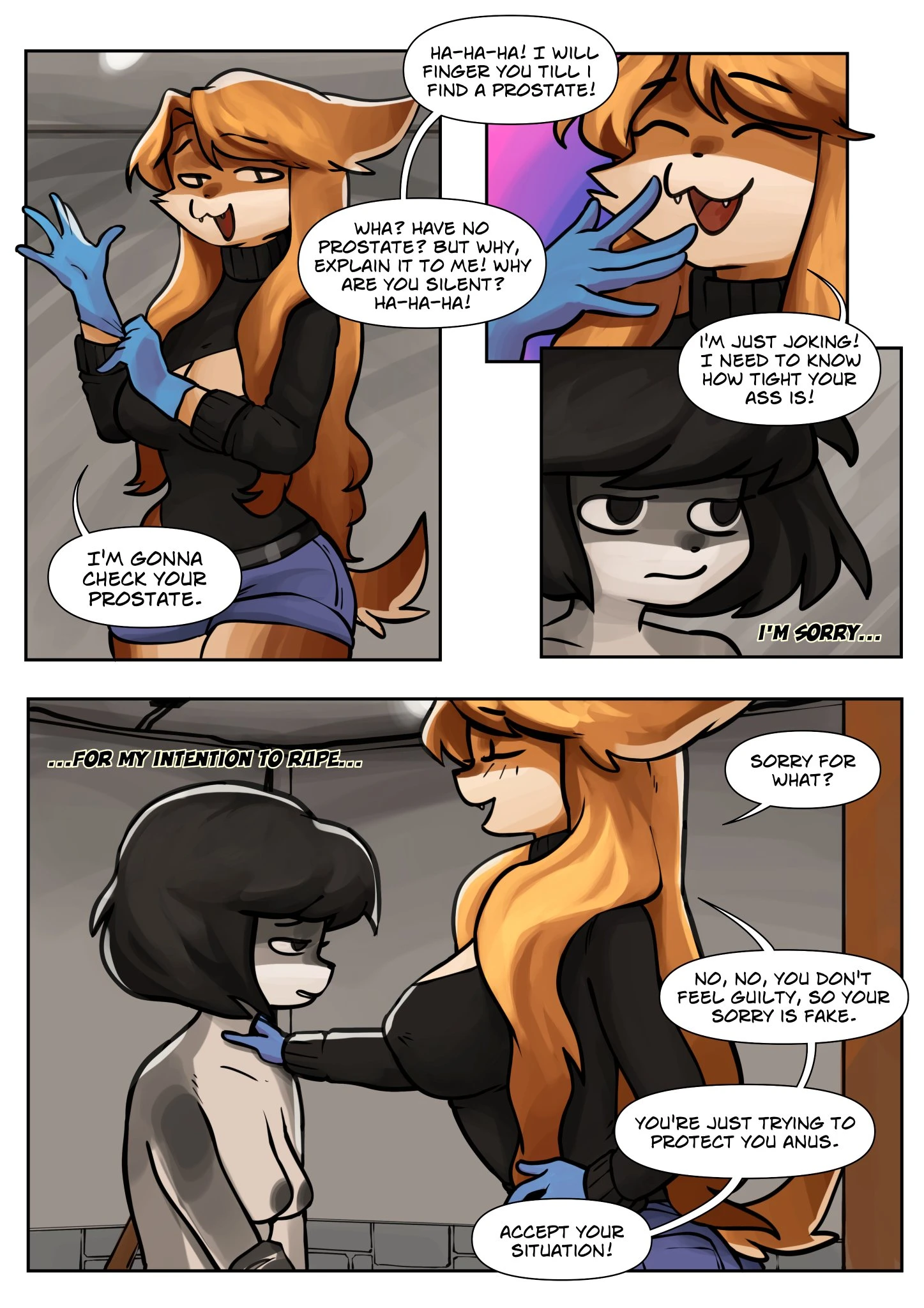 Tomboy’s Death porn comic picture 27