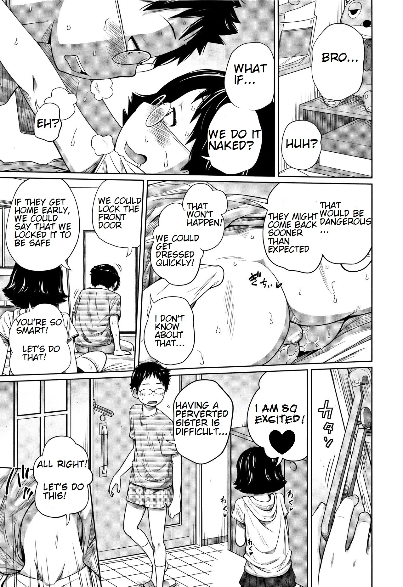 Tomodachi n uchi de orusuban | Looking after a friend's house porn comic picture 19