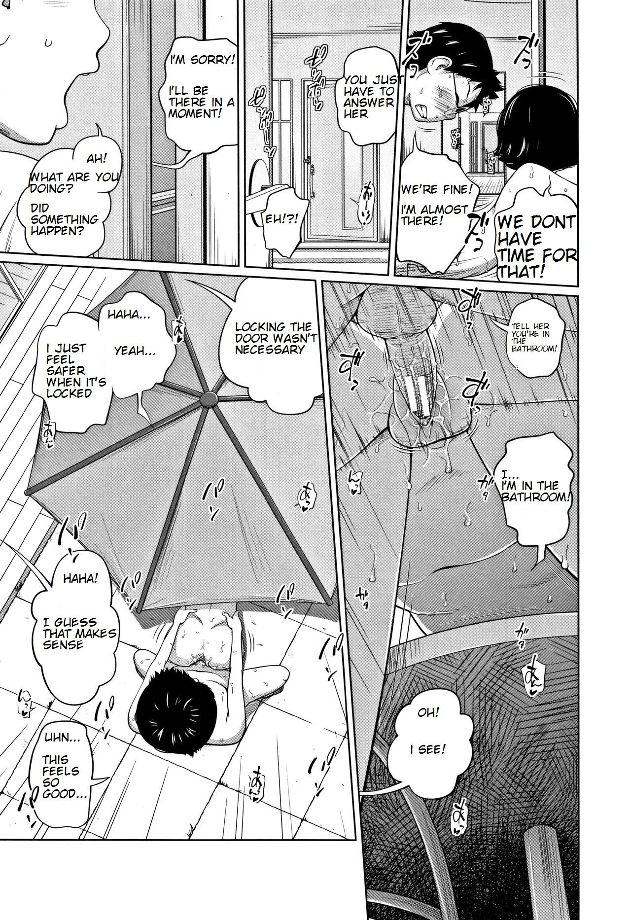 Tomodachi n uchi de orusuban | Looking after a friend's house porn comic picture 27