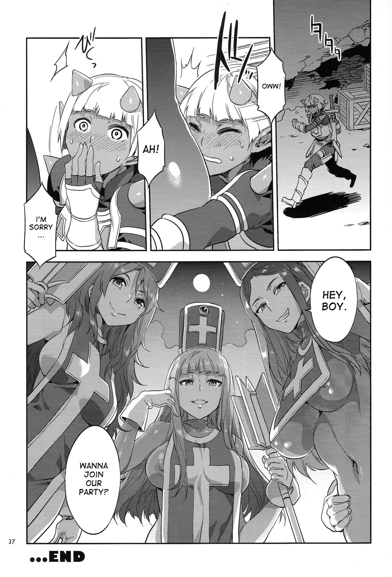 TRIPRIESTLY PLAYING porn comic picture 33