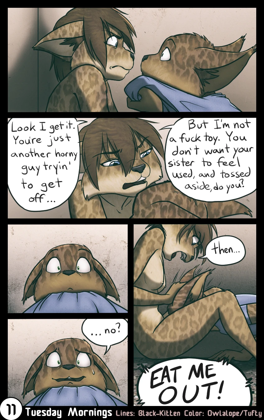Tuesday - Black-Kitten porn comic picture 11