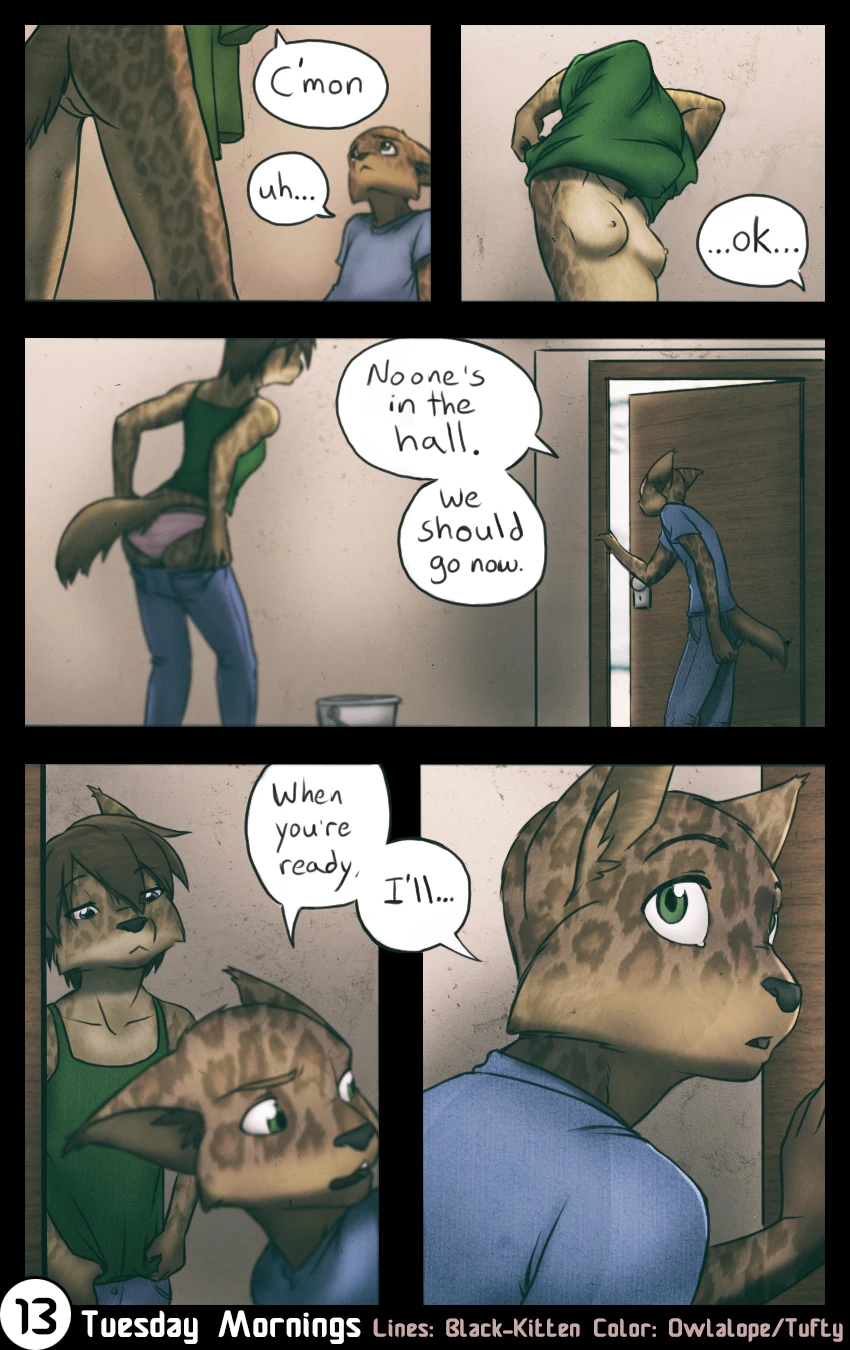 Tuesday - Black-Kitten porn comic picture 13